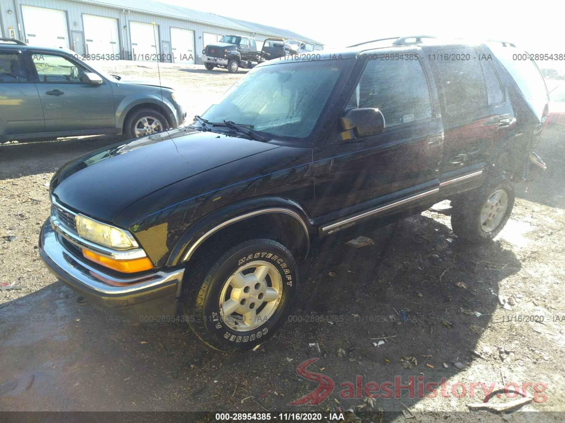 1GNDT13WXX2238314 1999 CHEVROLET BLAZER