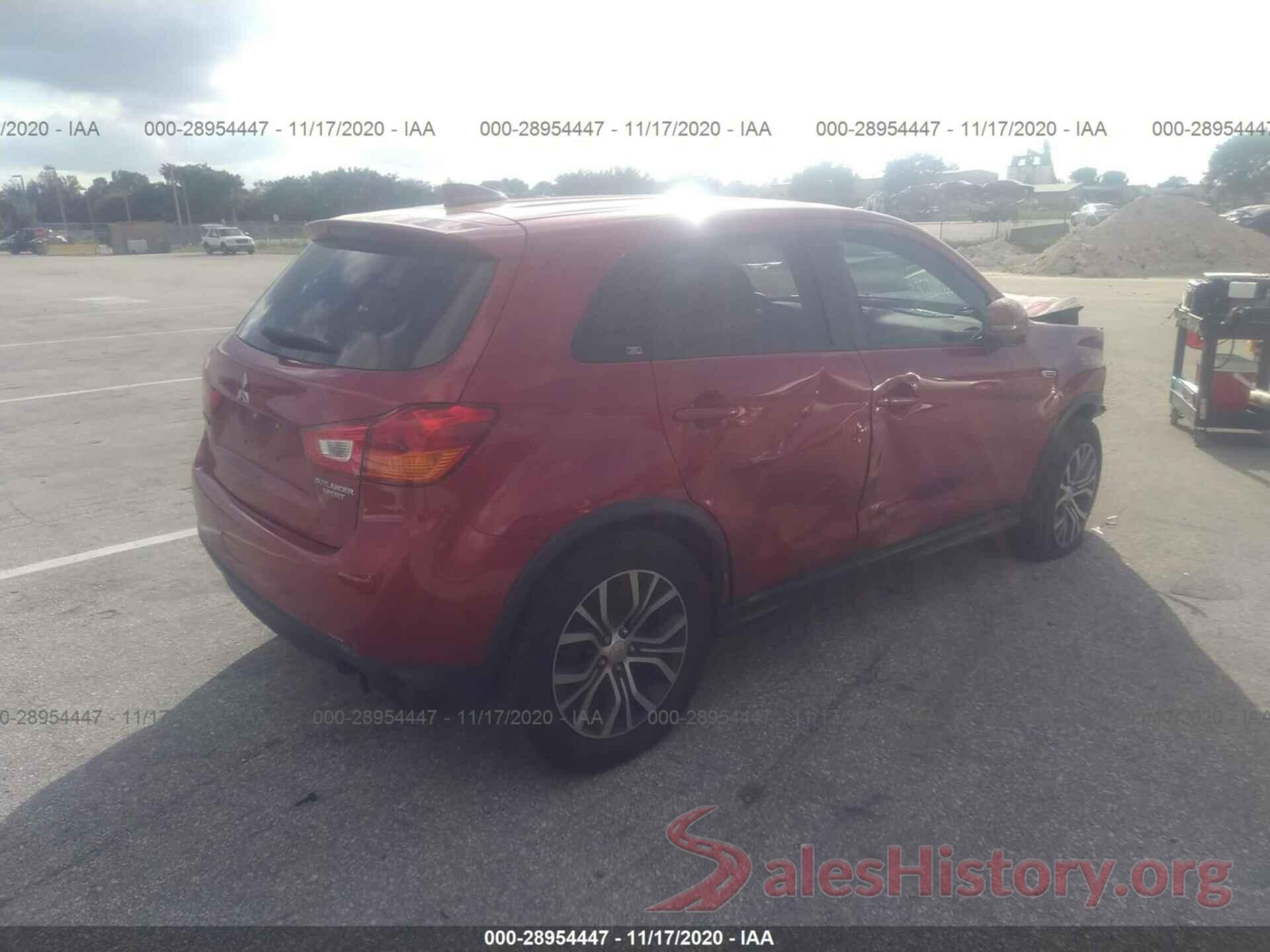 JA4AP3AU1HZ002537 2017 MITSUBISHI OUTLANDER SPORT