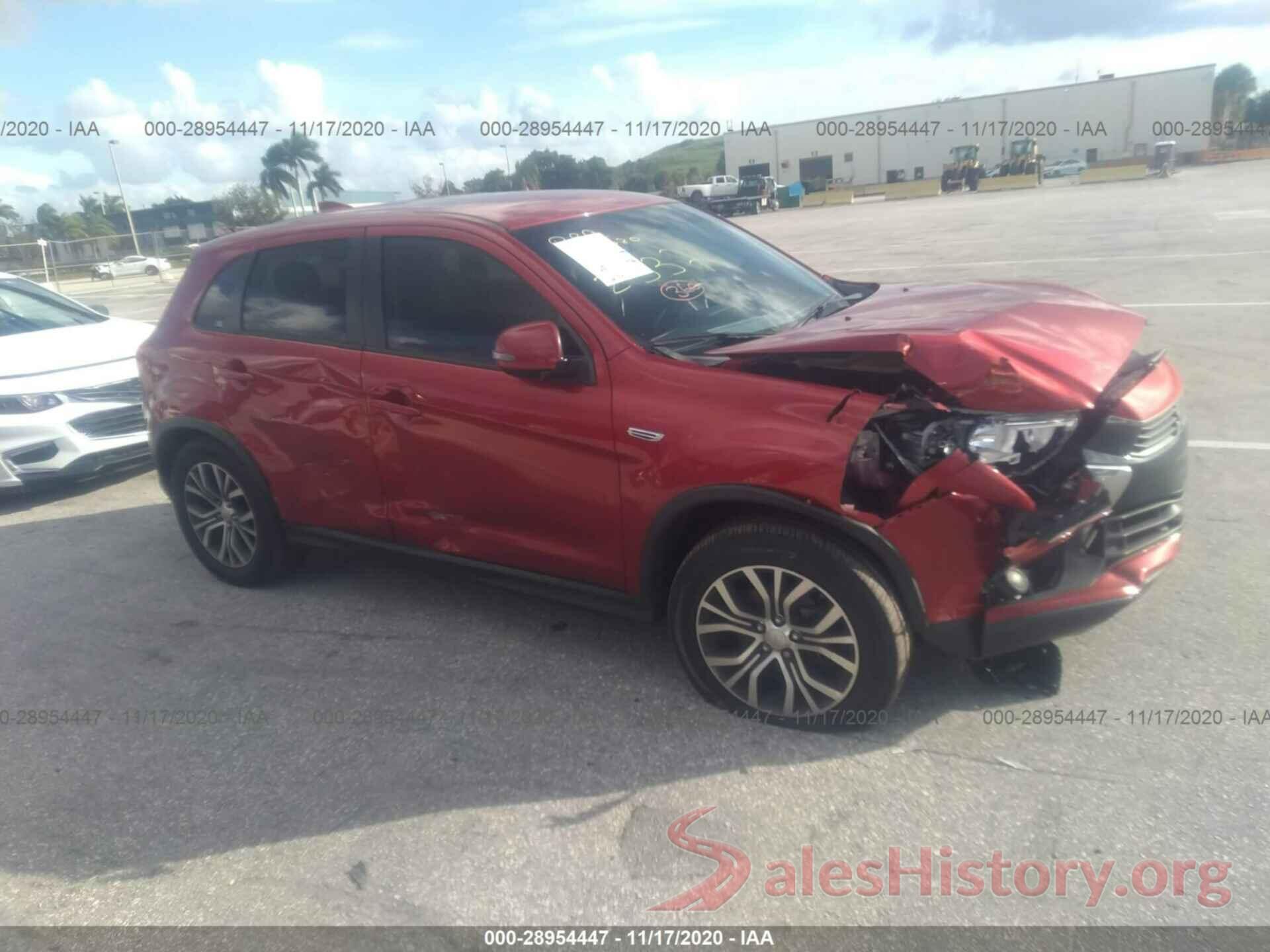 JA4AP3AU1HZ002537 2017 MITSUBISHI OUTLANDER SPORT