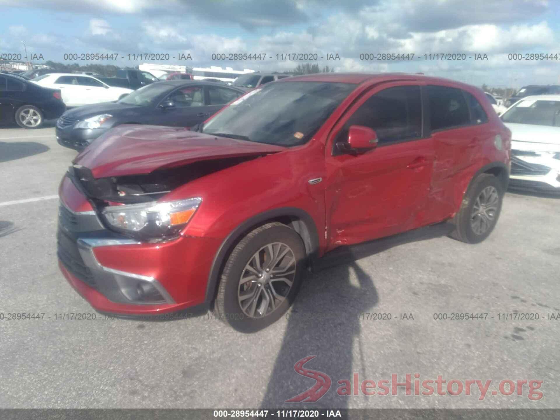 JA4AP3AU1HZ002537 2017 MITSUBISHI OUTLANDER SPORT