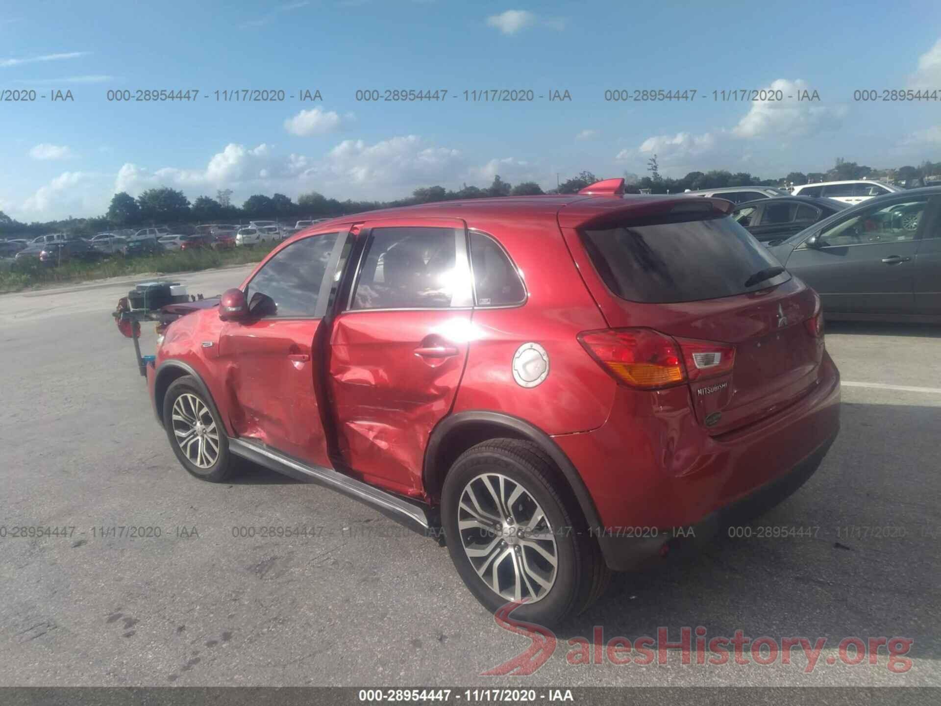 JA4AP3AU1HZ002537 2017 MITSUBISHI OUTLANDER SPORT