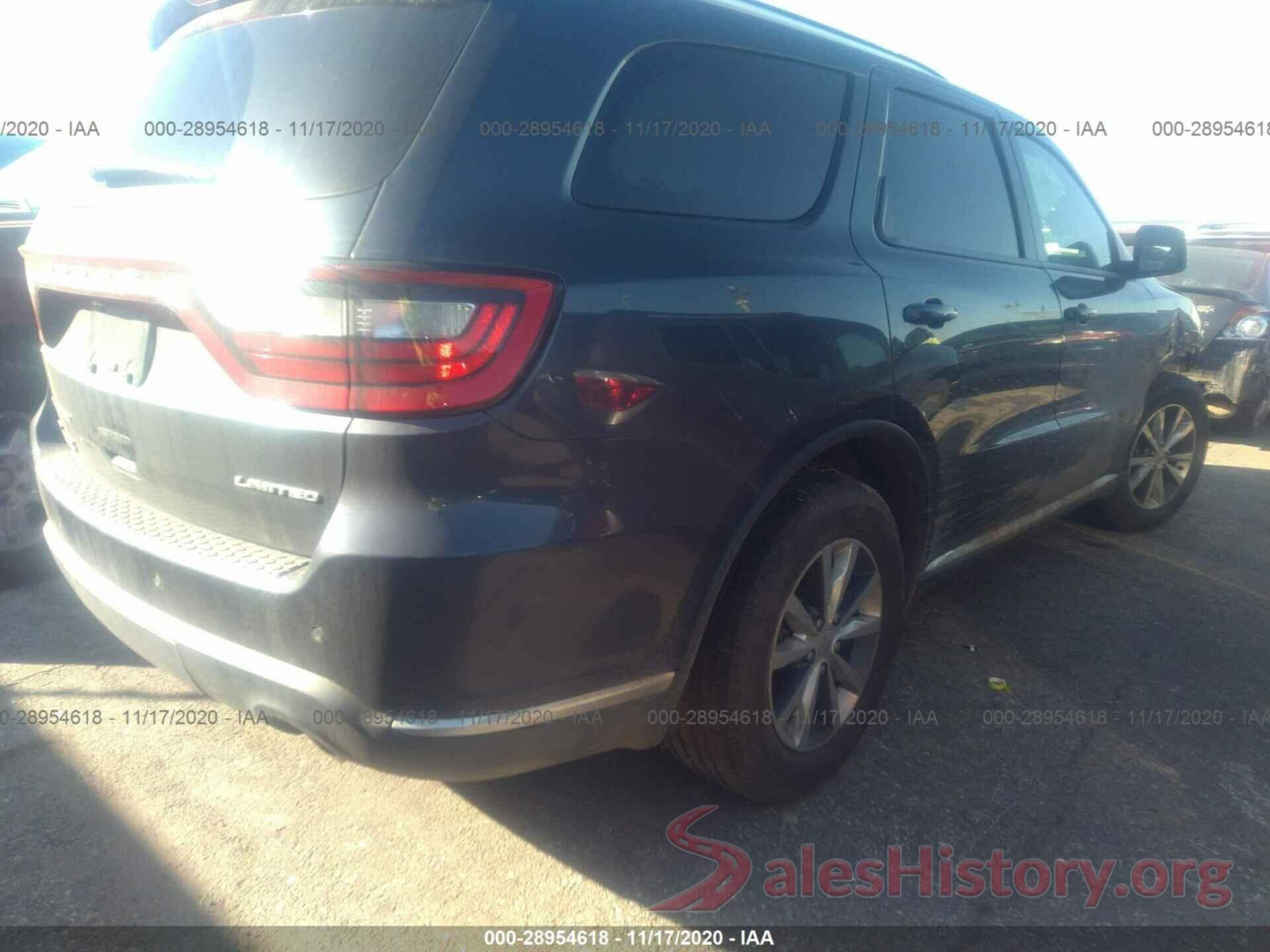 1C4RDHDG7GC373949 2016 DODGE DURANGO