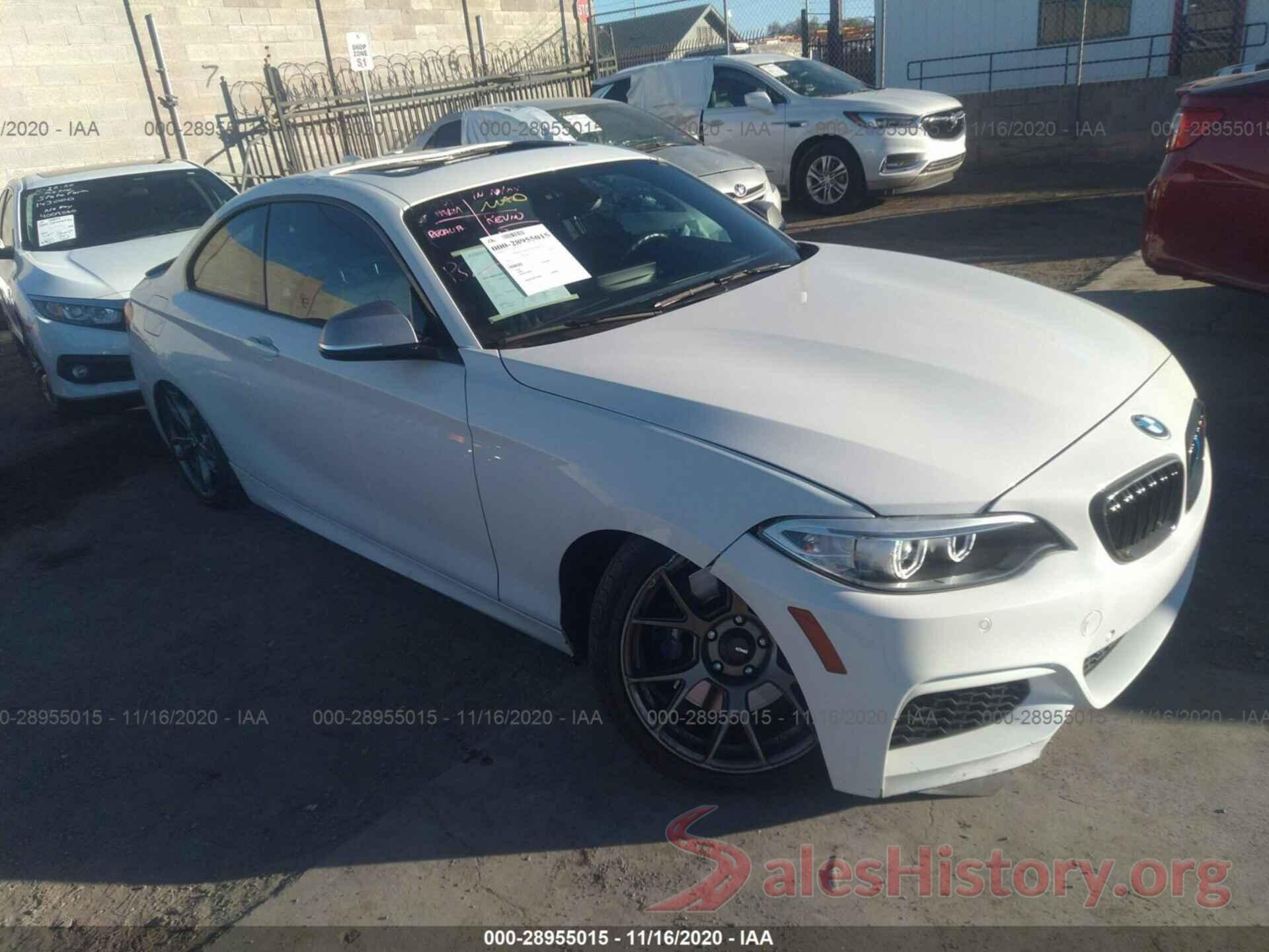 WBA1J7C52GV360298 2016 BMW 2 SERIES