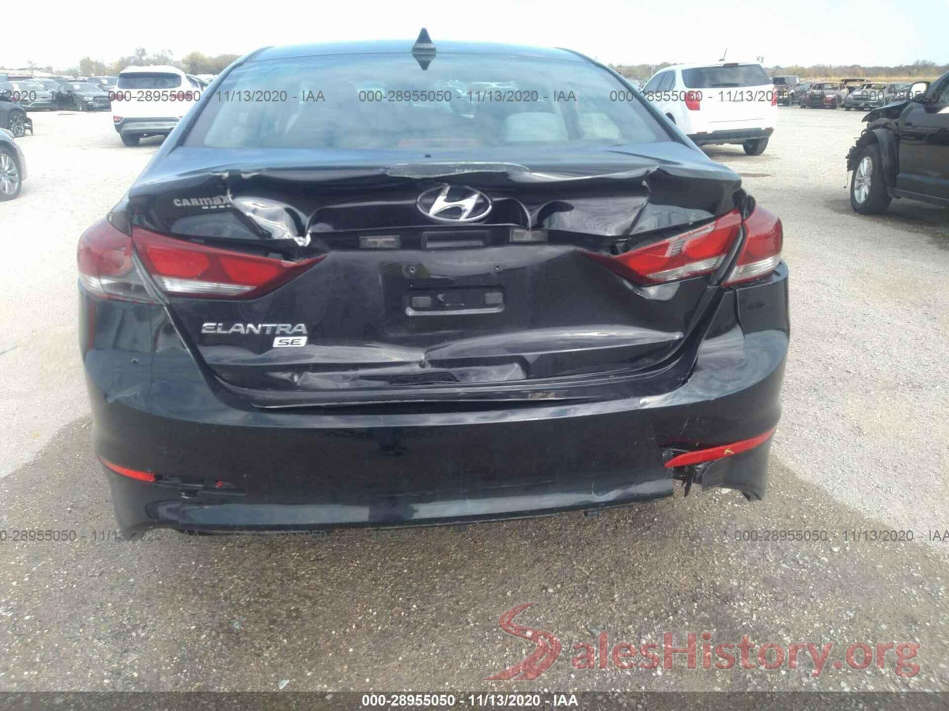 KMHD74LFXHU096496 2017 HYUNDAI ELANTRA