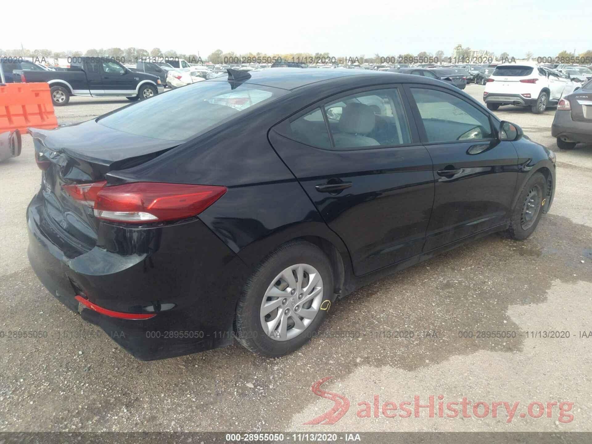 KMHD74LFXHU096496 2017 HYUNDAI ELANTRA