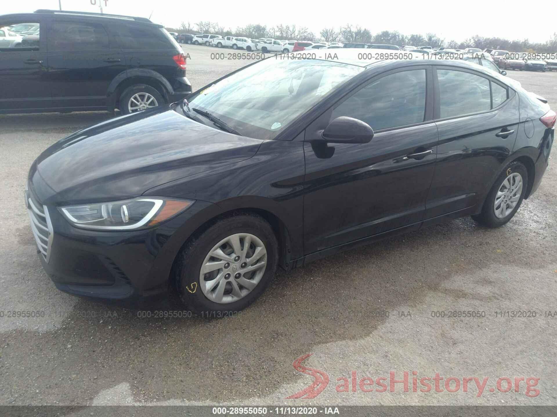 KMHD74LFXHU096496 2017 HYUNDAI ELANTRA