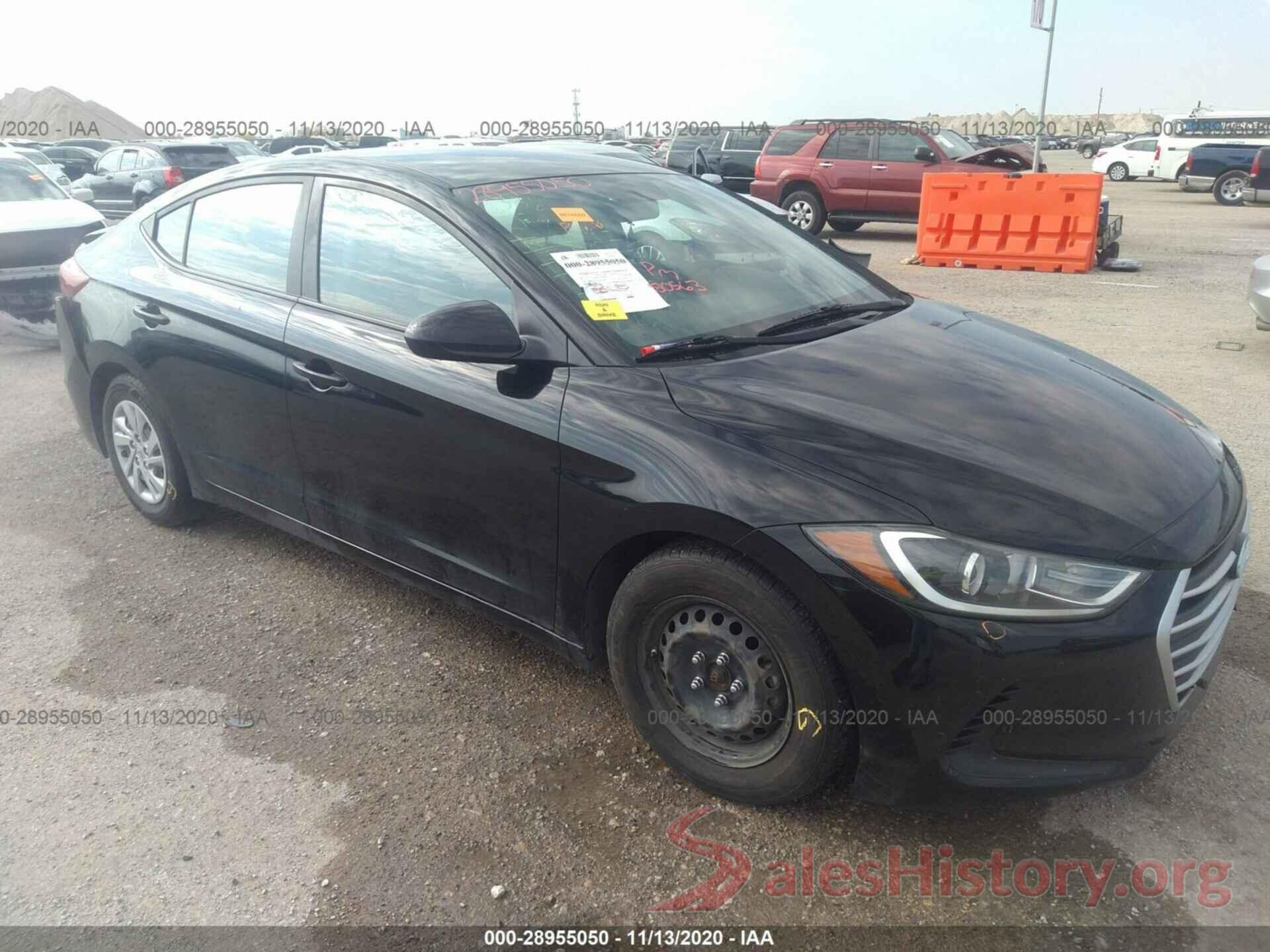 KMHD74LFXHU096496 2017 HYUNDAI ELANTRA