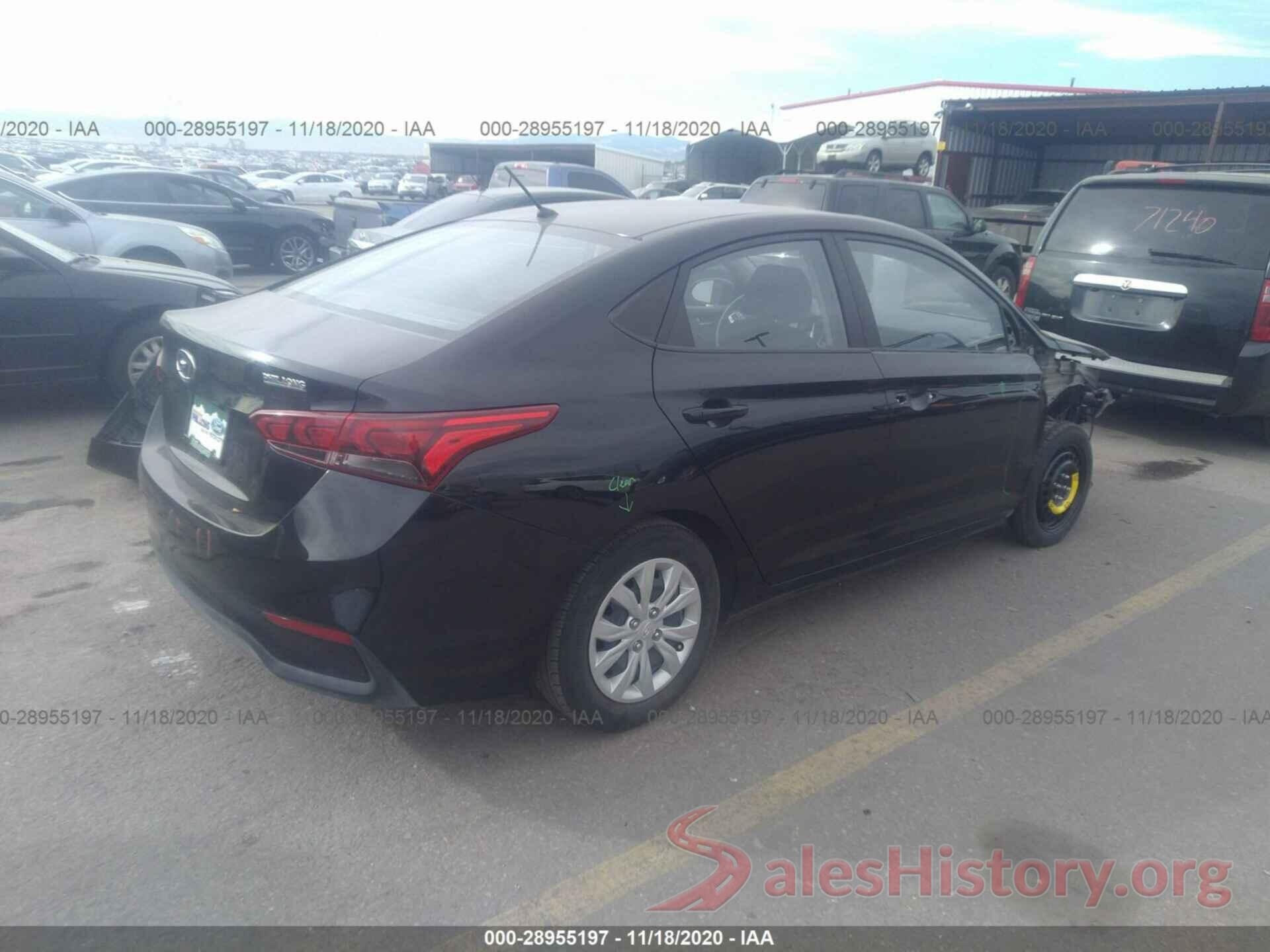 3KPC24A33KE056791 2019 HYUNDAI ACCENT