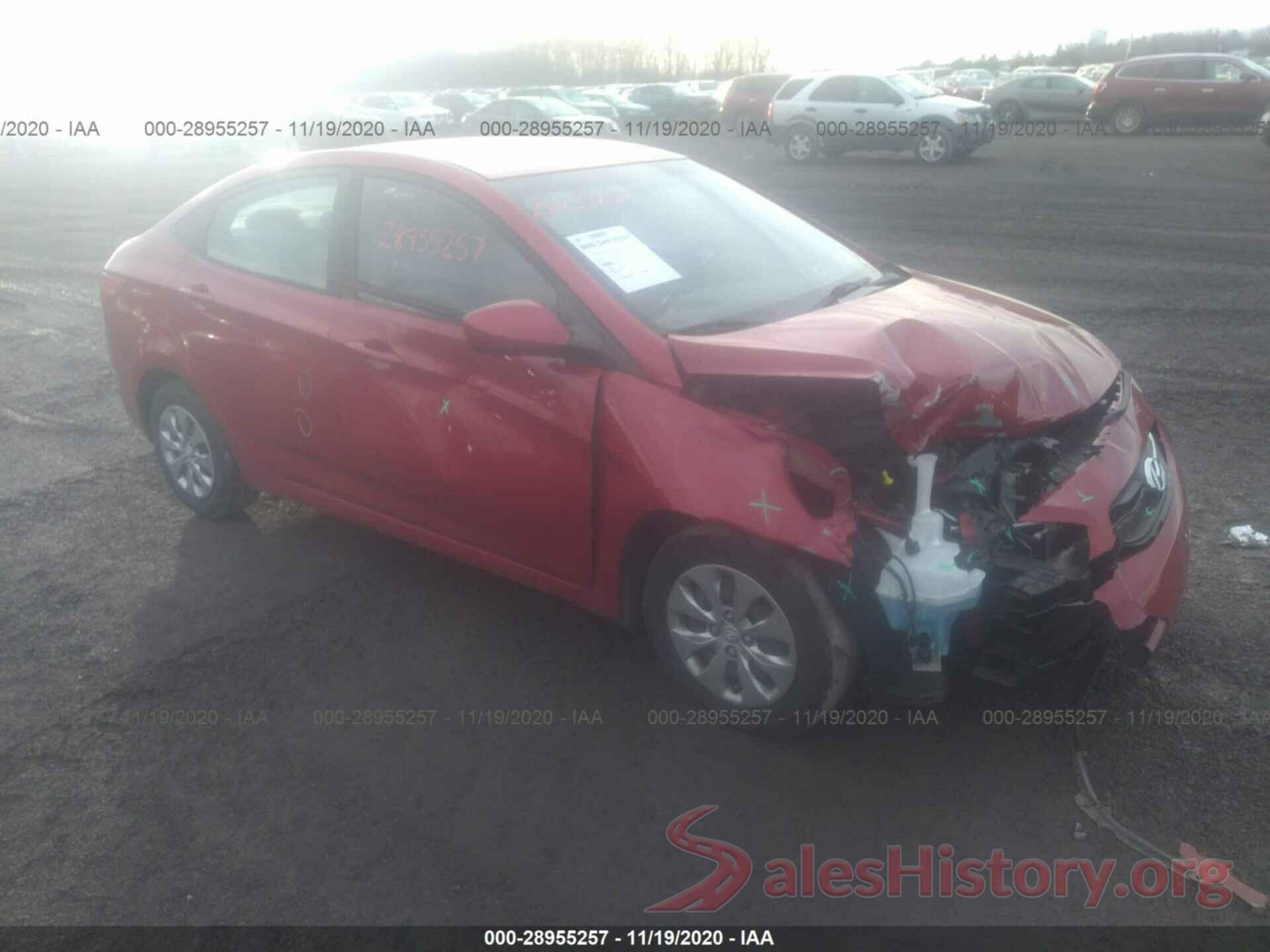 KMHCT4AE2GU085704 2016 HYUNDAI ACCENT