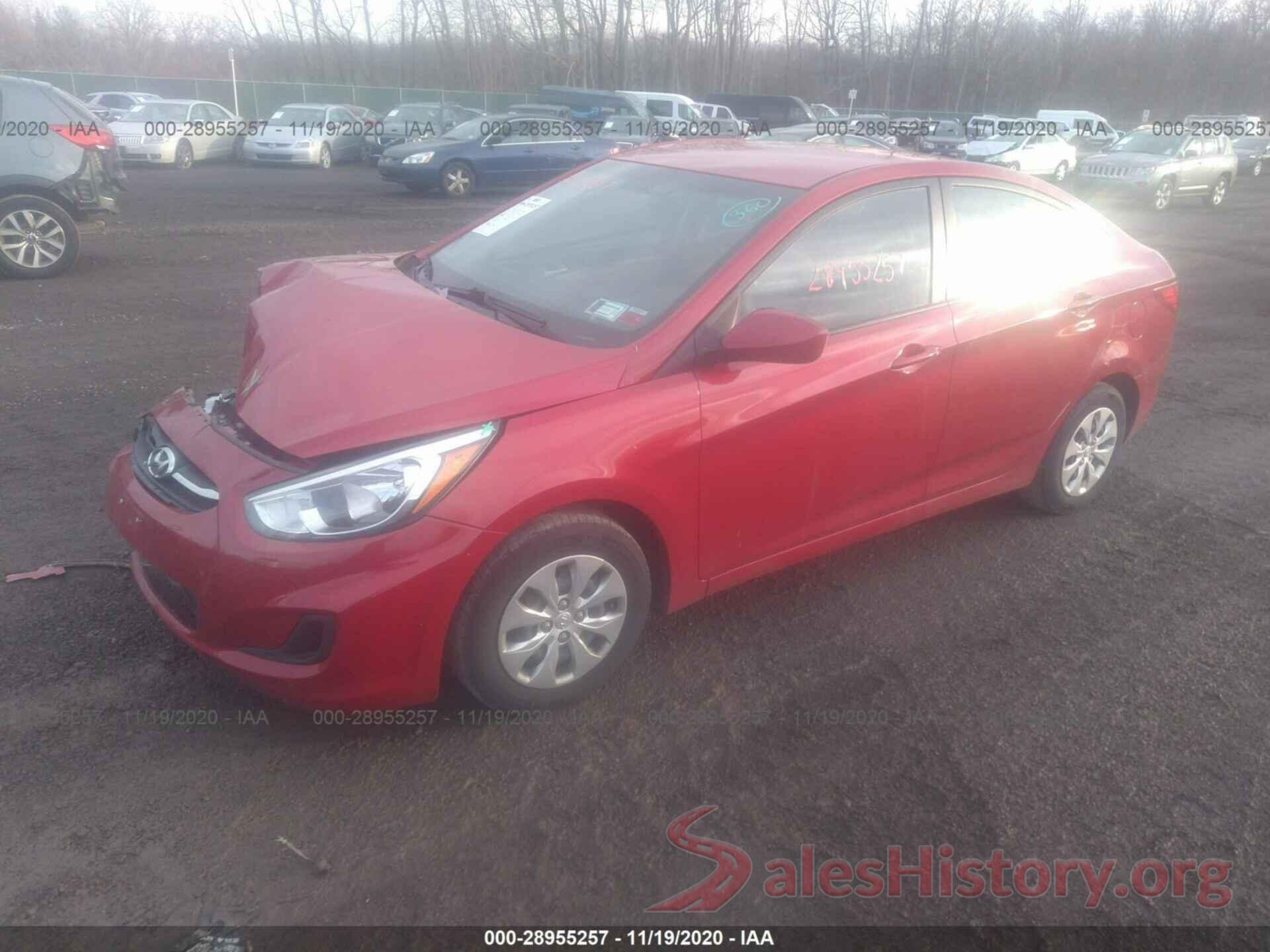 KMHCT4AE2GU085704 2016 HYUNDAI ACCENT