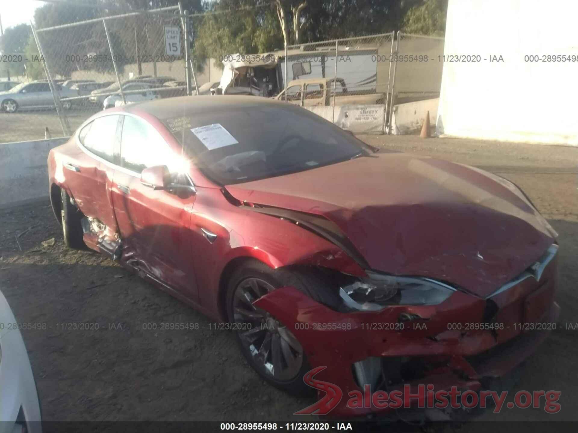 5YJSA1E25JF277087 2018 TESLA MODEL S