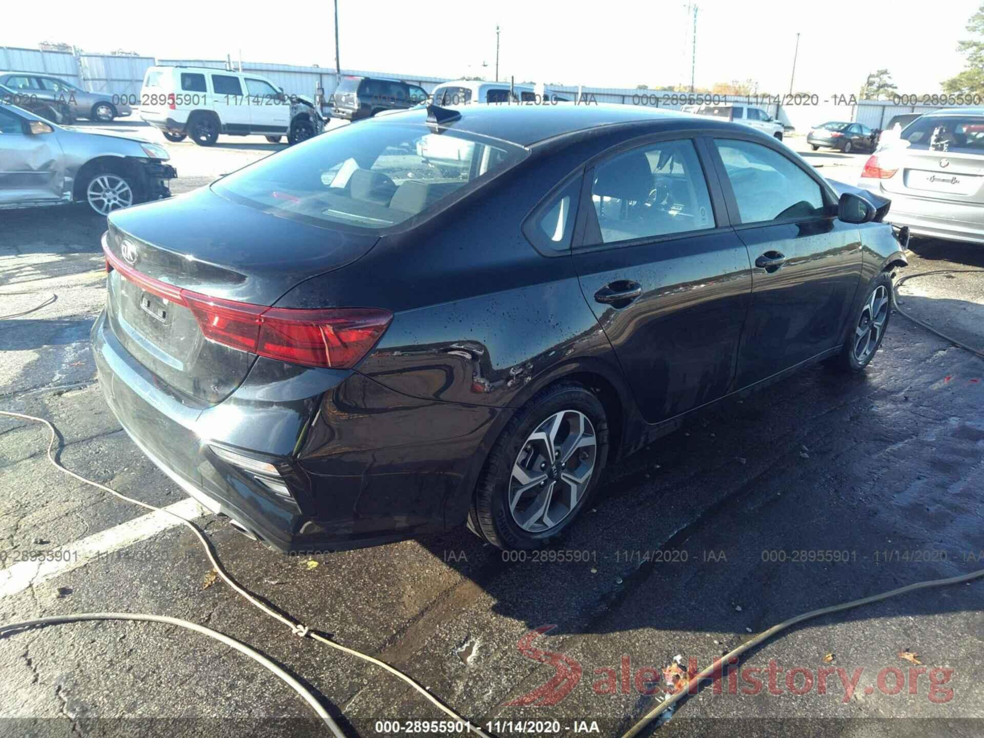 3KPF24ADXLE225888 2020 KIA FORTE