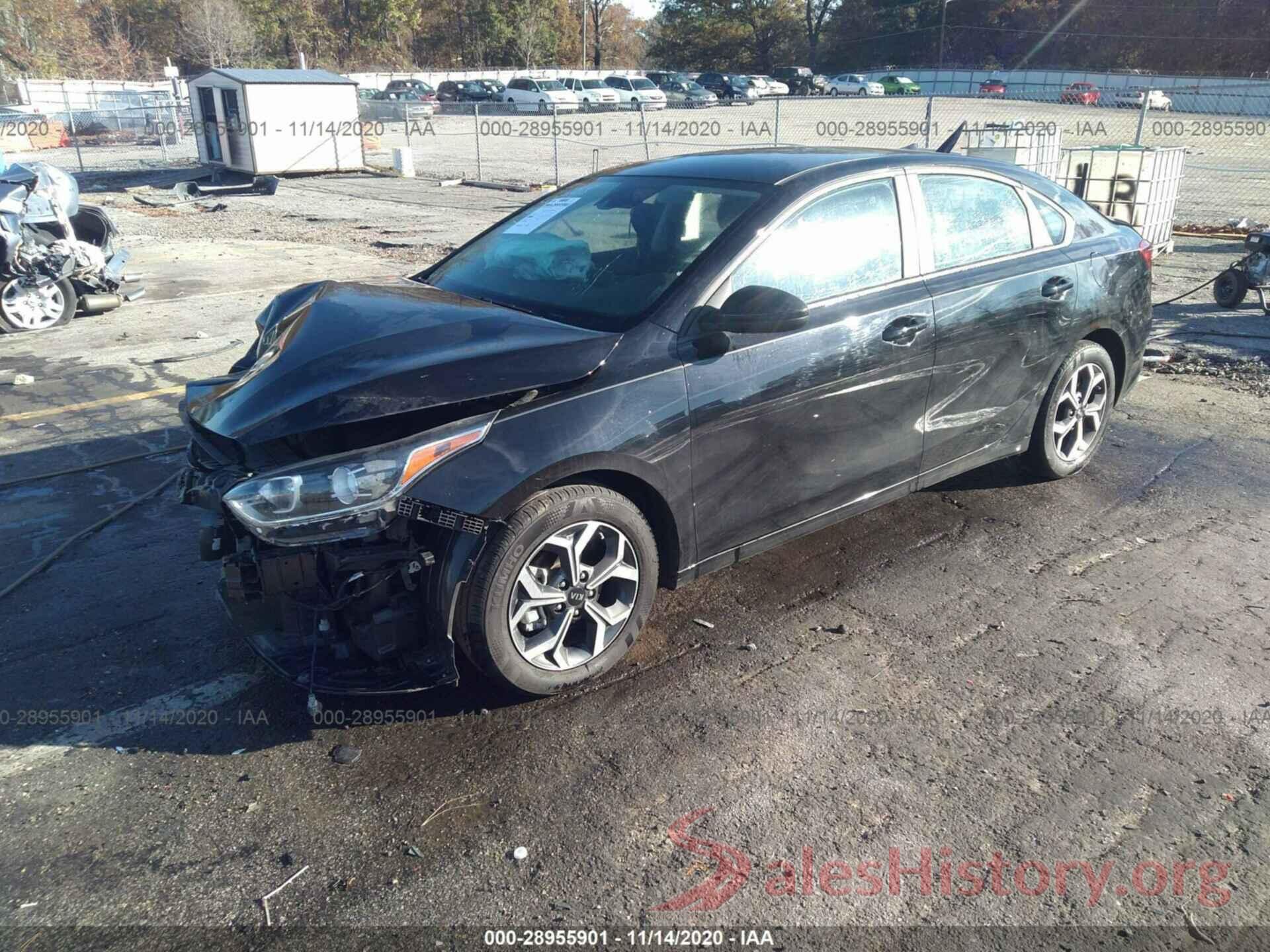 3KPF24ADXLE225888 2020 KIA FORTE