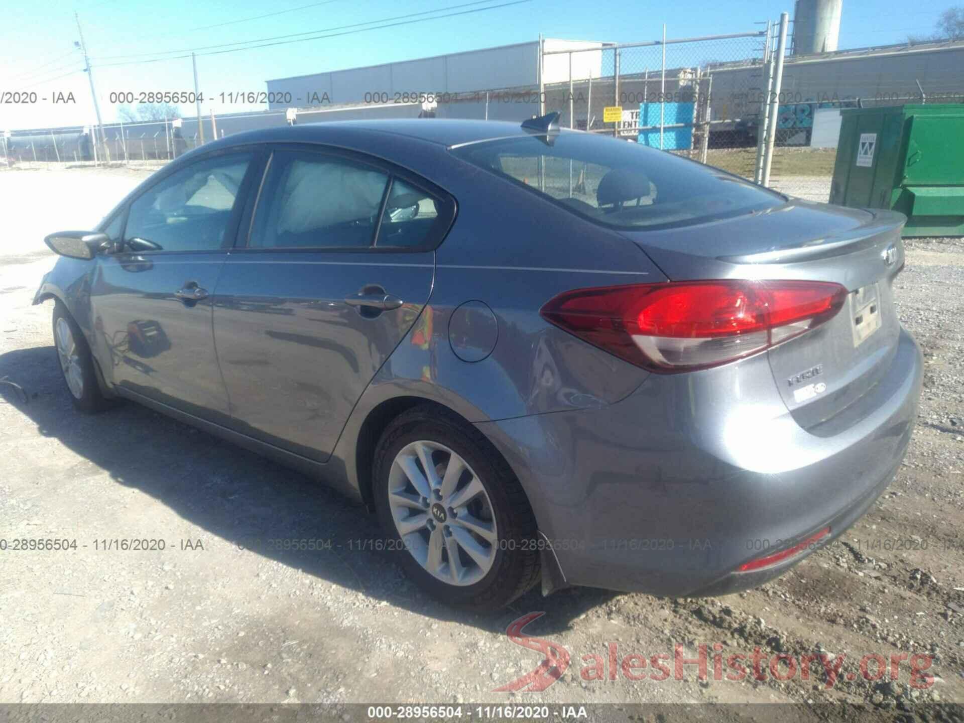 3KPFL4A77HE061398 2017 KIA FORTE