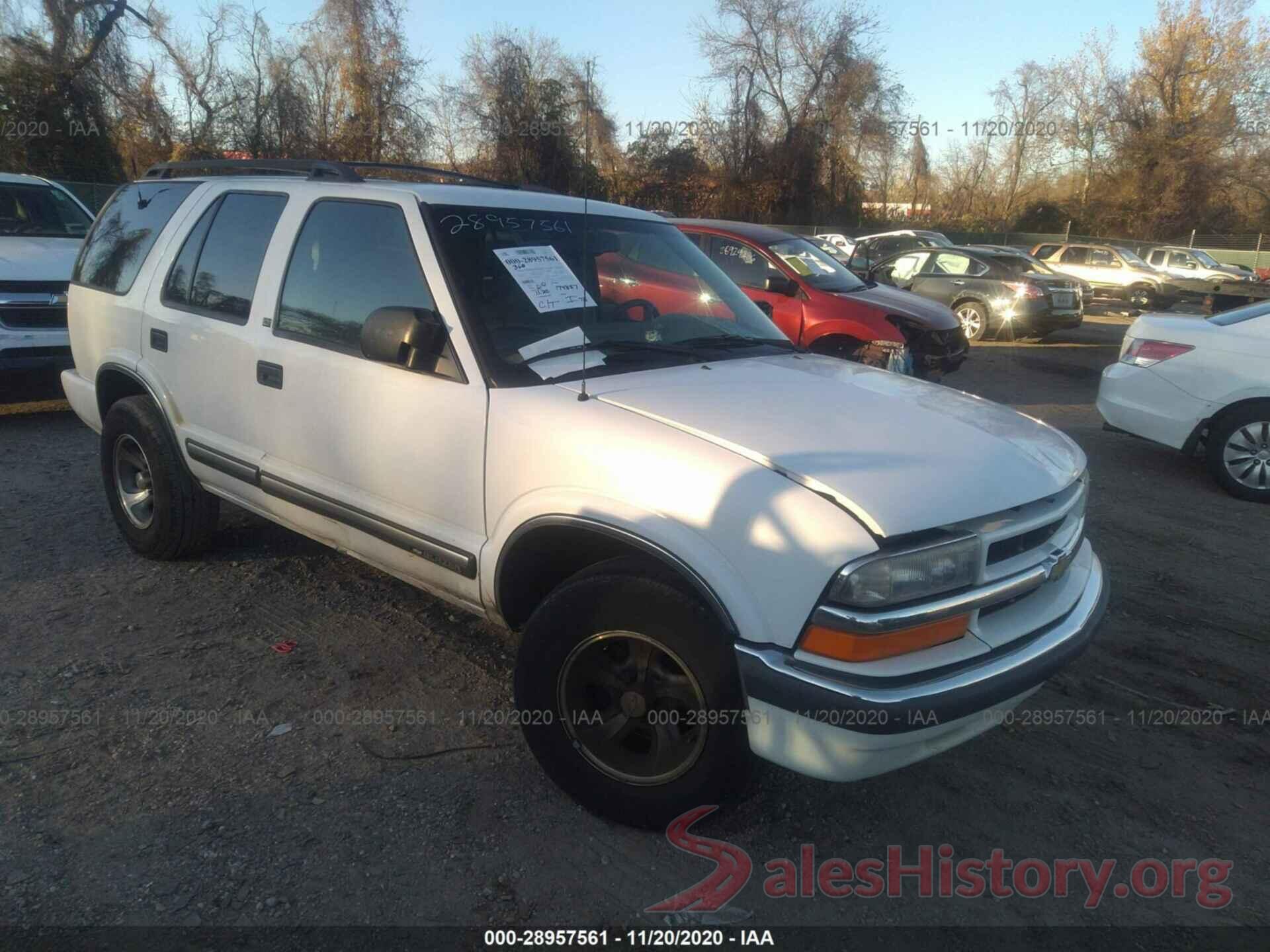 1GNCS13W312196591 2001 CHEVROLET BLAZER