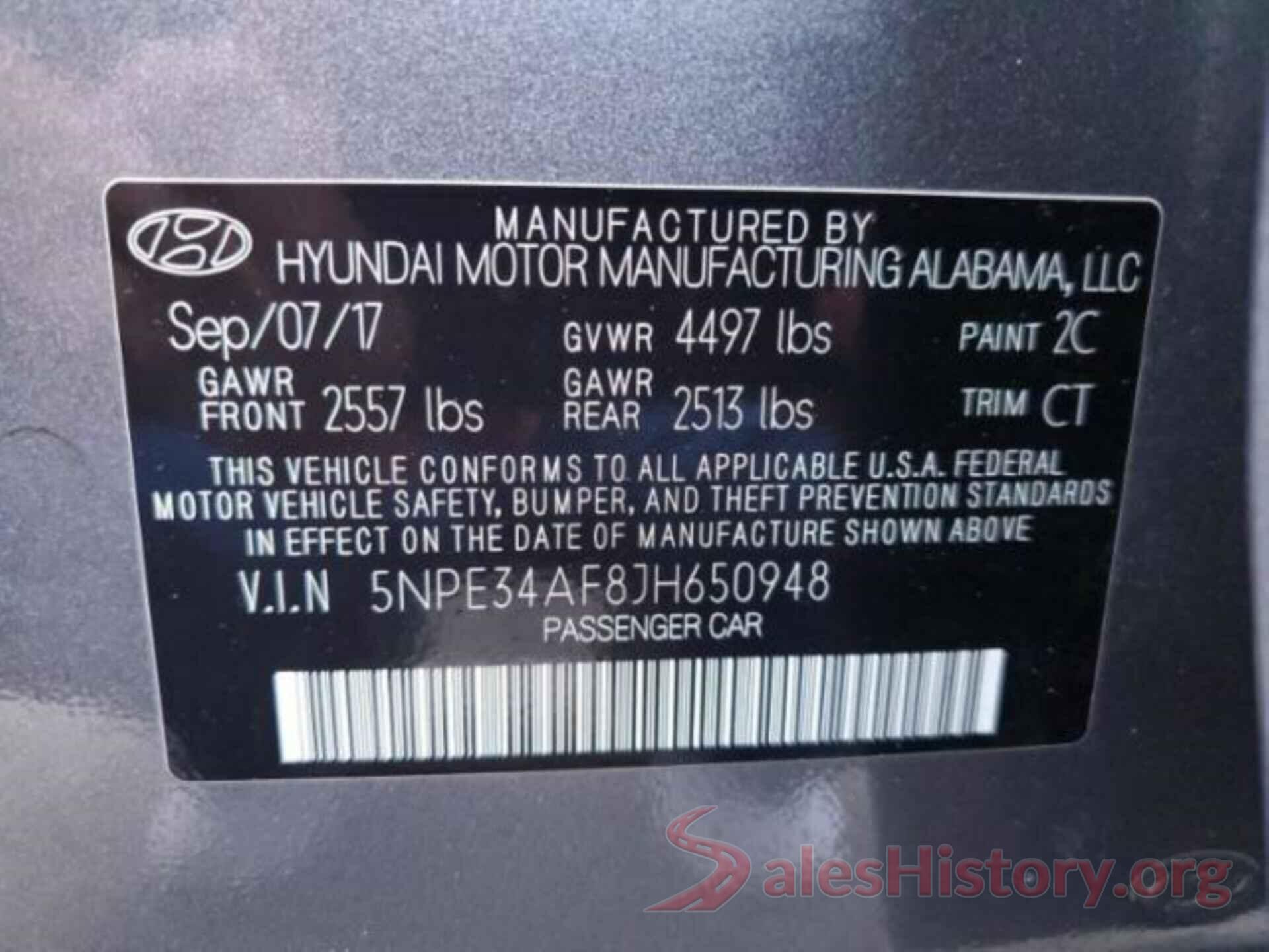 5NPE34AF8JH650948 2018 HYUNDAI SONATA