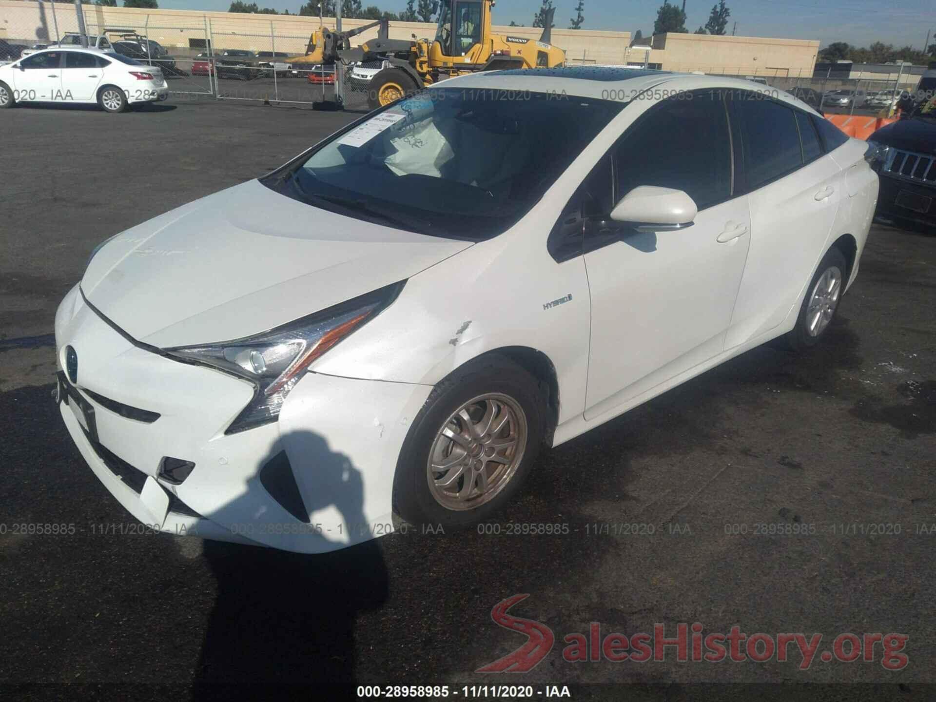 JTDKARFU1G3517904 2016 TOYOTA PRIUS