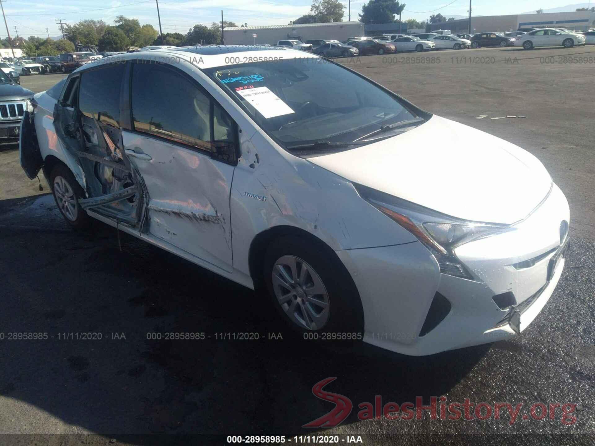 JTDKARFU1G3517904 2016 TOYOTA PRIUS