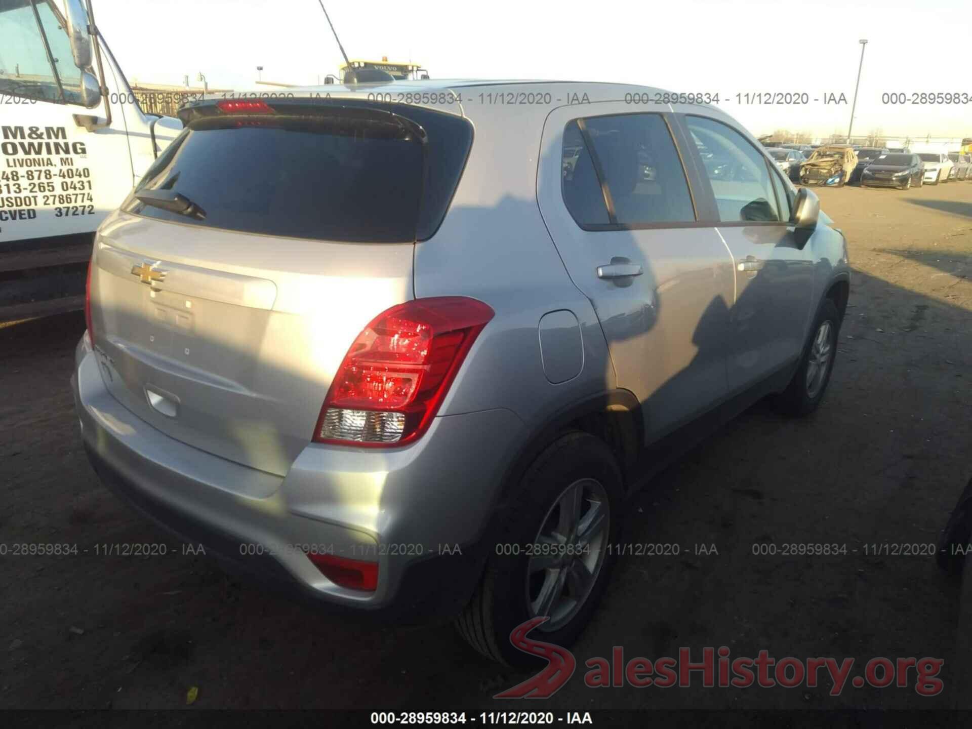 3GNCJNSB7KL252654 2019 CHEVROLET TRAX