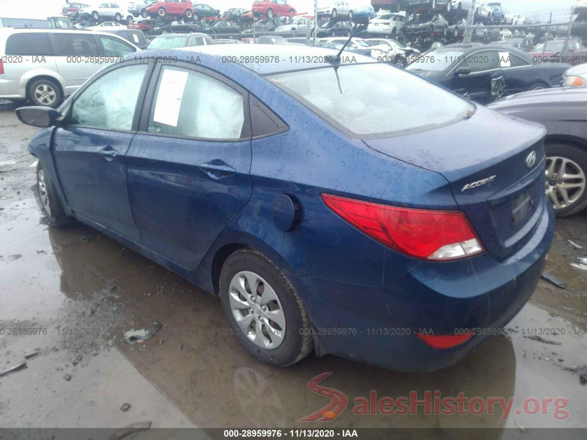 KMHCT4AEXGU016159 2016 HYUNDAI ACCENT