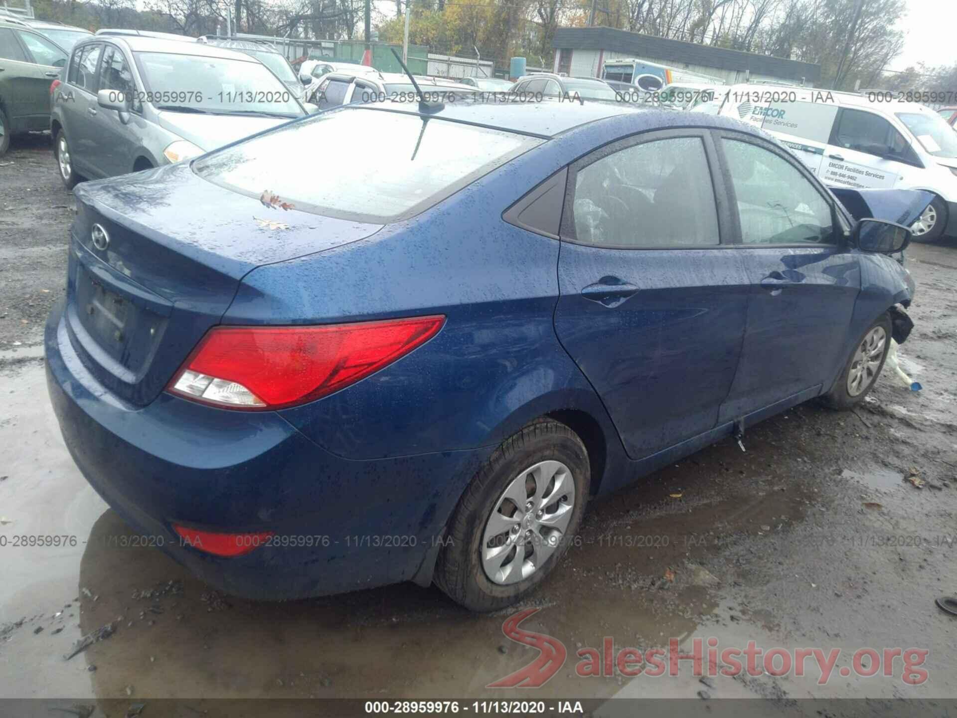 KMHCT4AEXGU016159 2016 HYUNDAI ACCENT