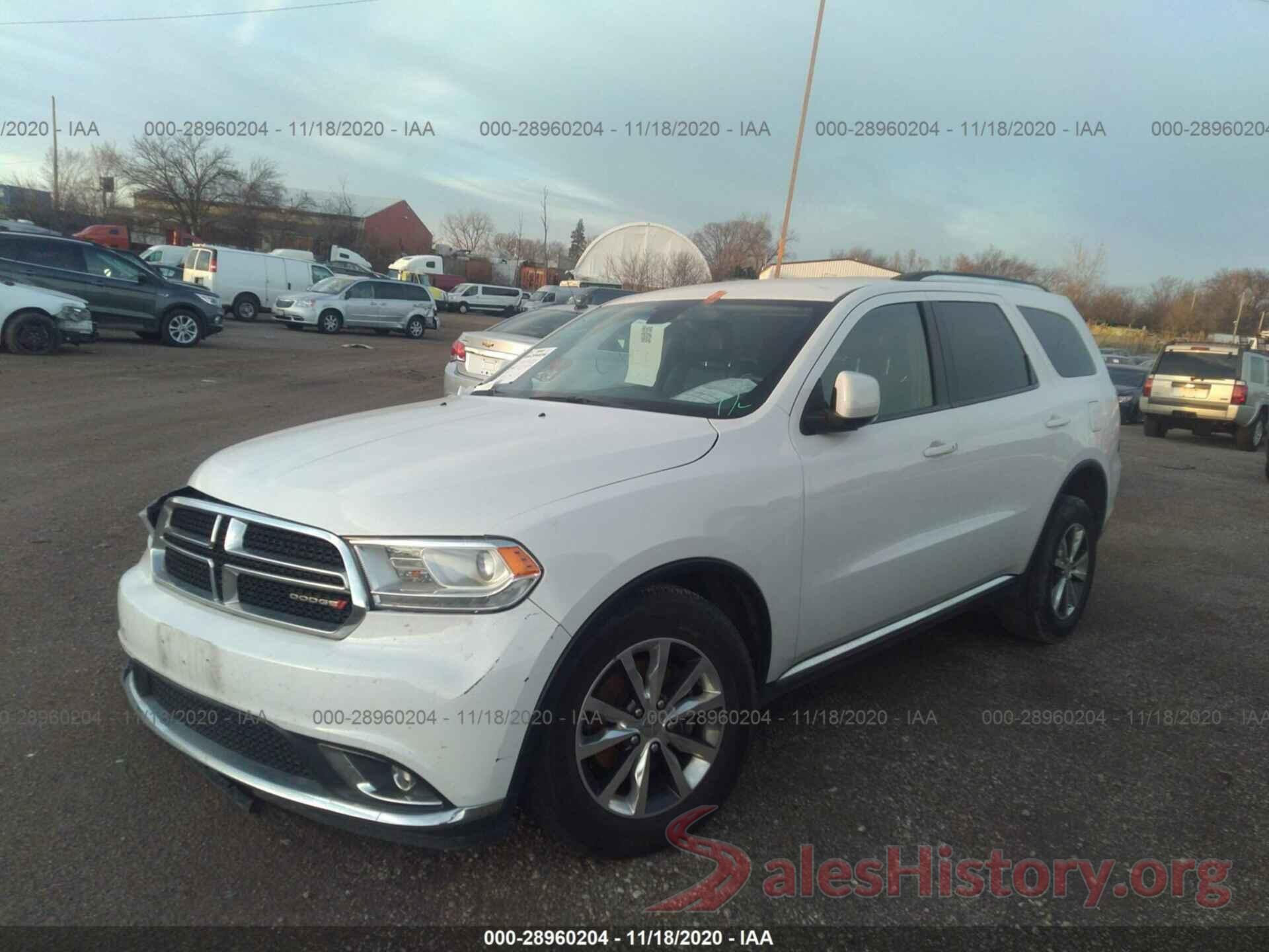 1C4RDHDG6GC459530 2016 DODGE DURANGO