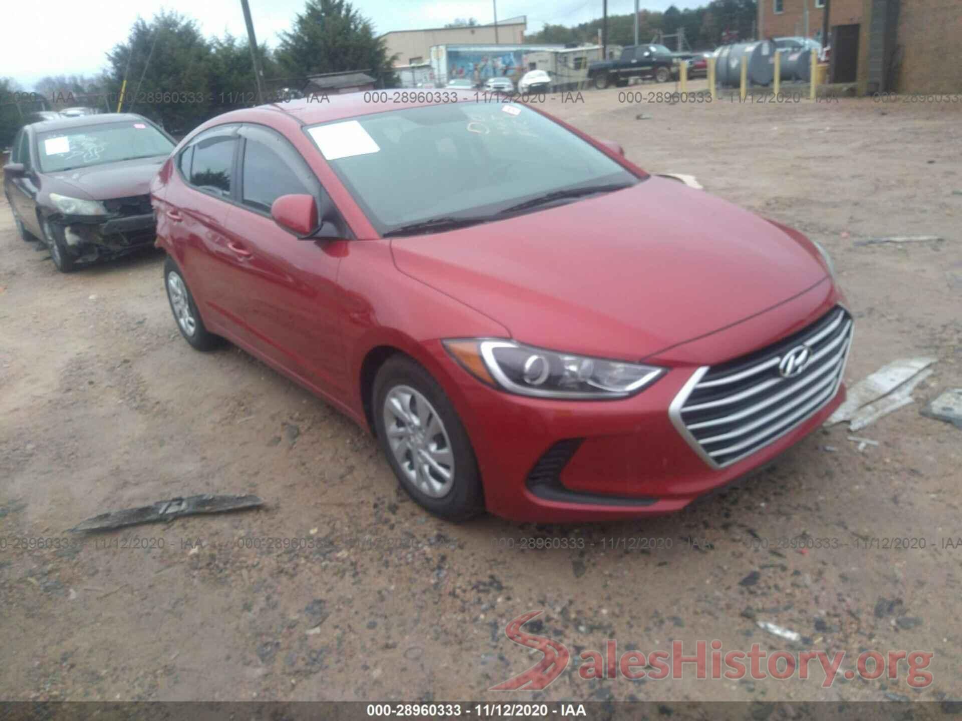 5NPD74LF4JH349574 2018 HYUNDAI ELANTRA