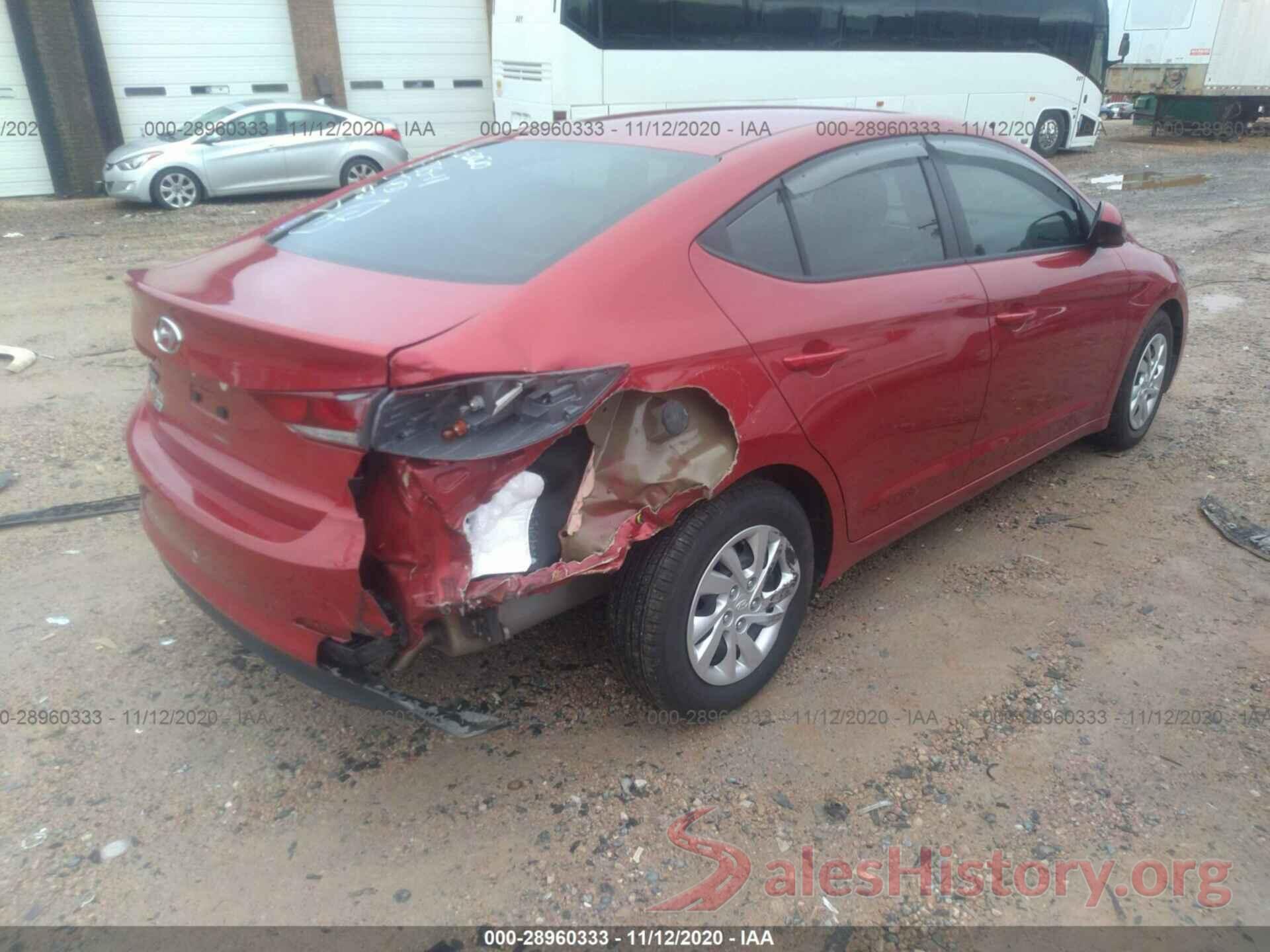 5NPD74LF4JH349574 2018 HYUNDAI ELANTRA