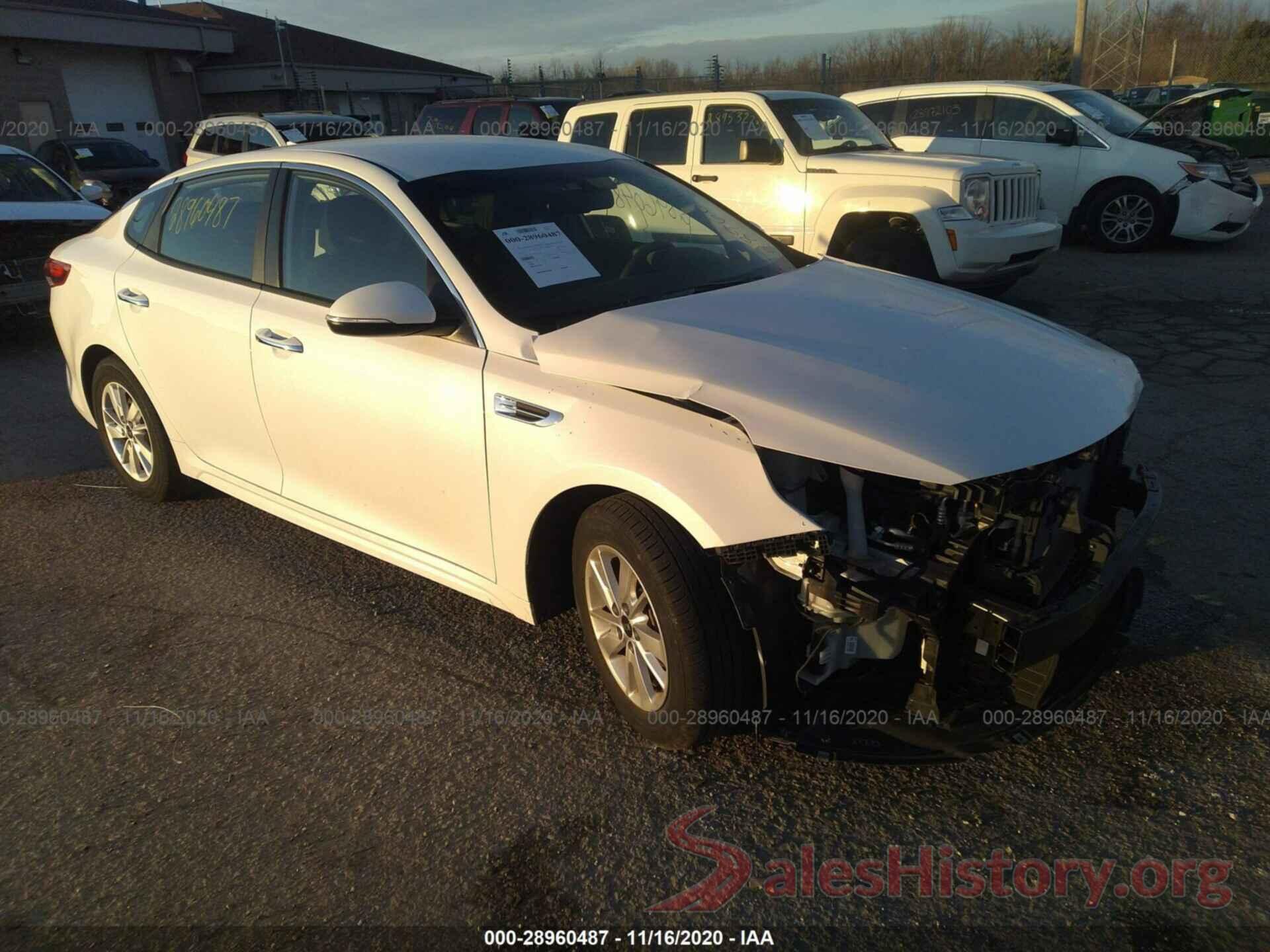 5XXGT4L3XGG067930 2016 KIA OPTIMA