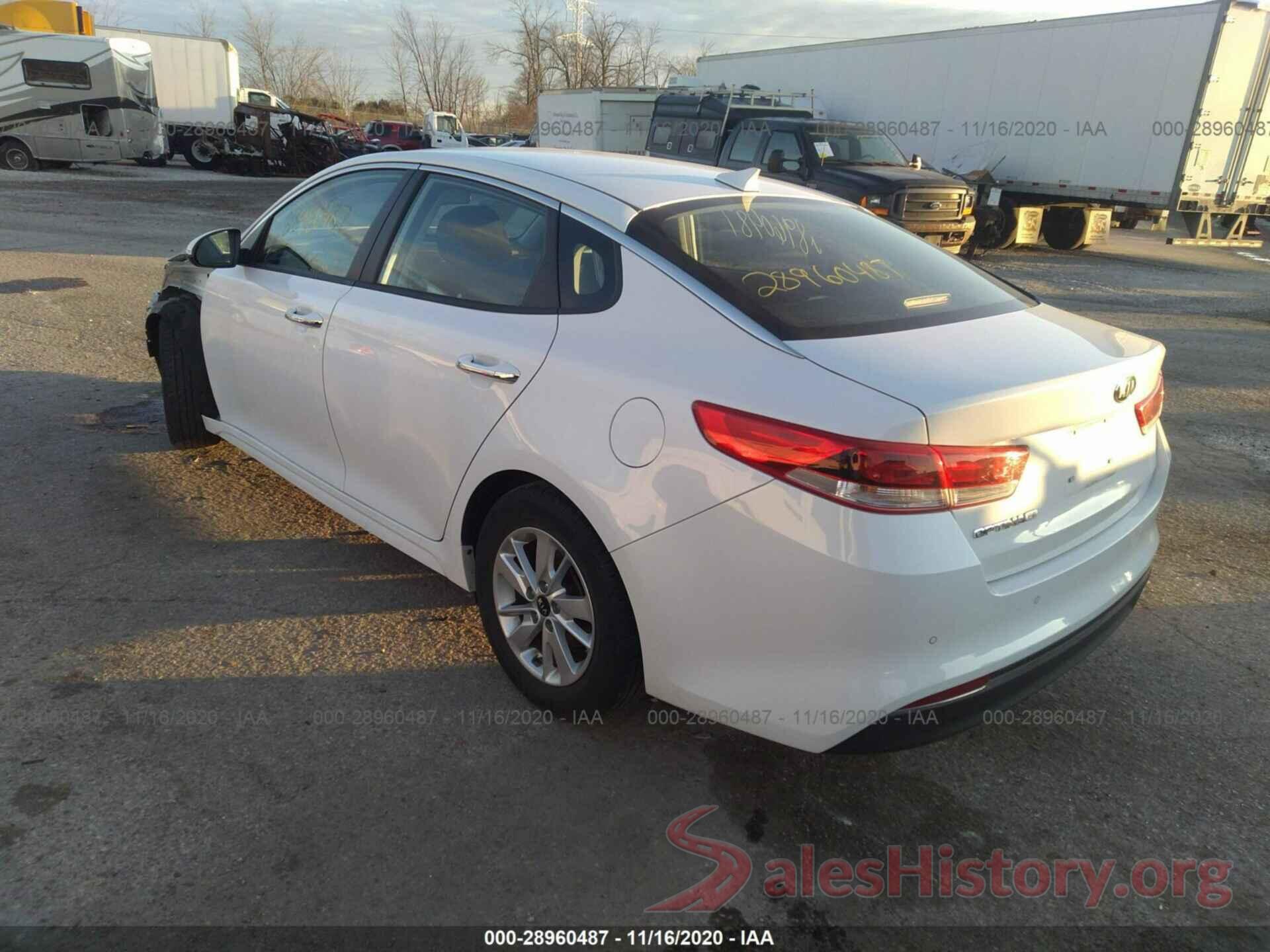 5XXGT4L3XGG067930 2016 KIA OPTIMA