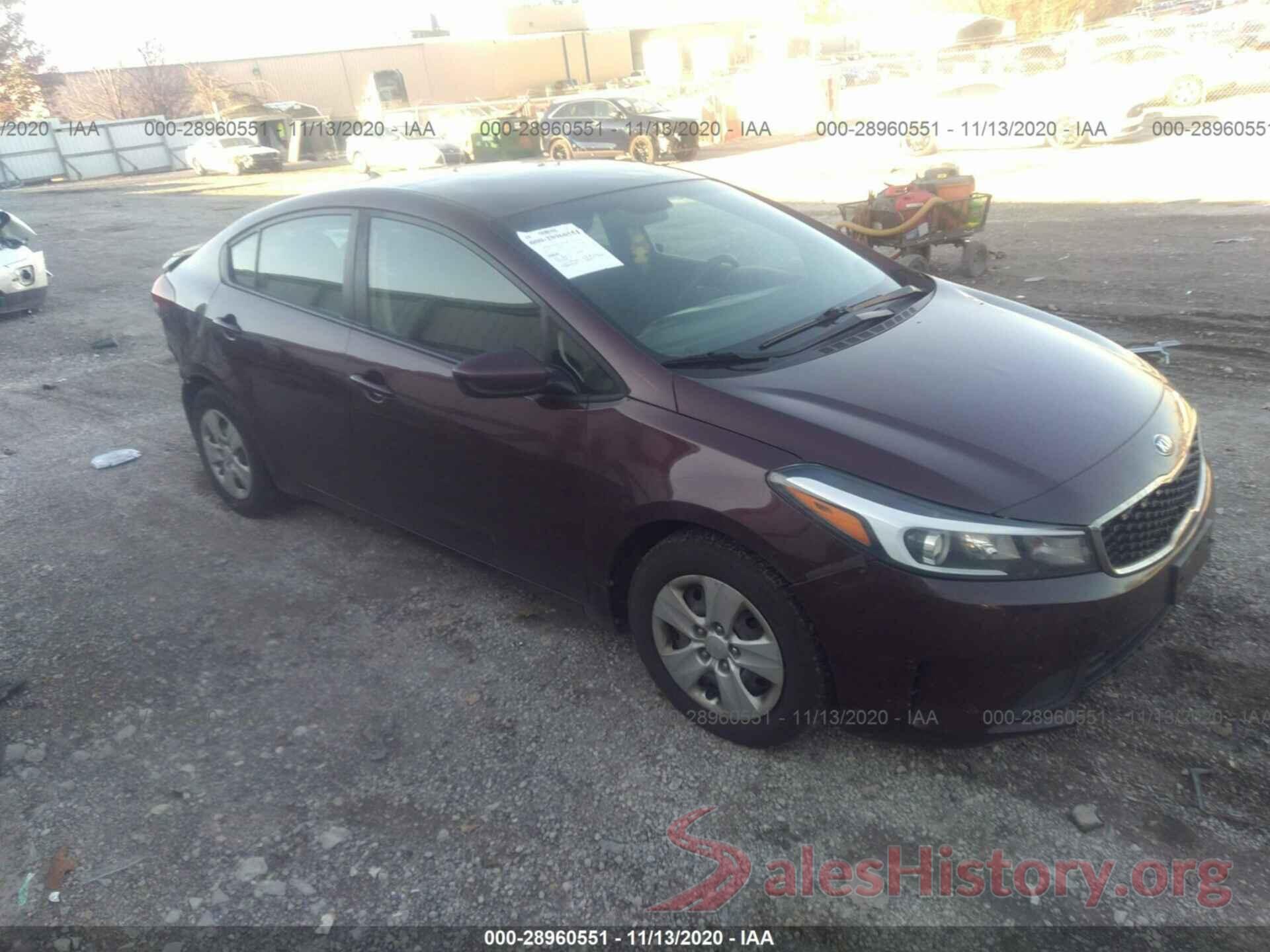 3KPFK4A70HE039827 2017 KIA FORTE