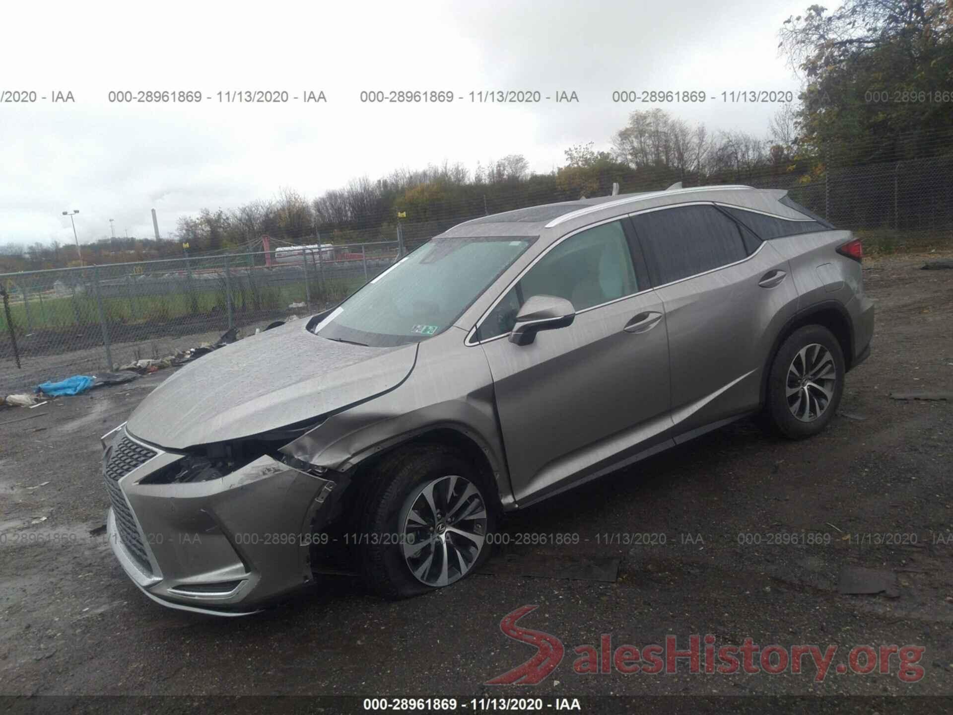 2T2HZMDA8LC234573 2020 LEXUS RX