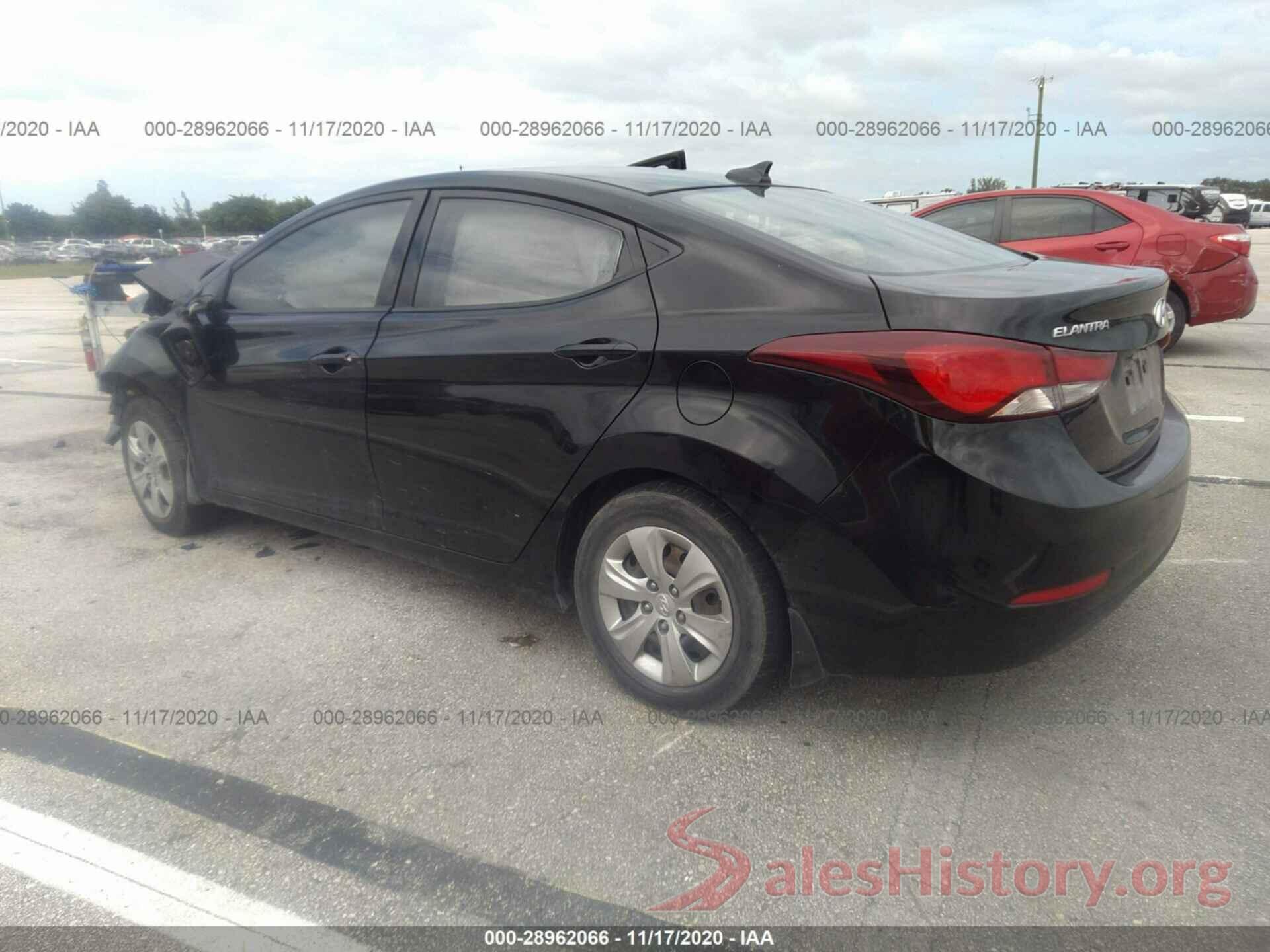 KMHDH4AE4GU529980 2016 HYUNDAI ELANTRA