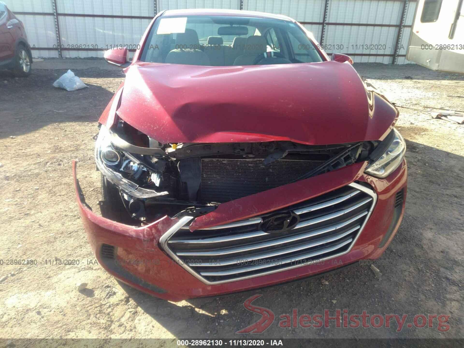 KMHD74LF2HU409332 2017 HYUNDAI ELANTRA