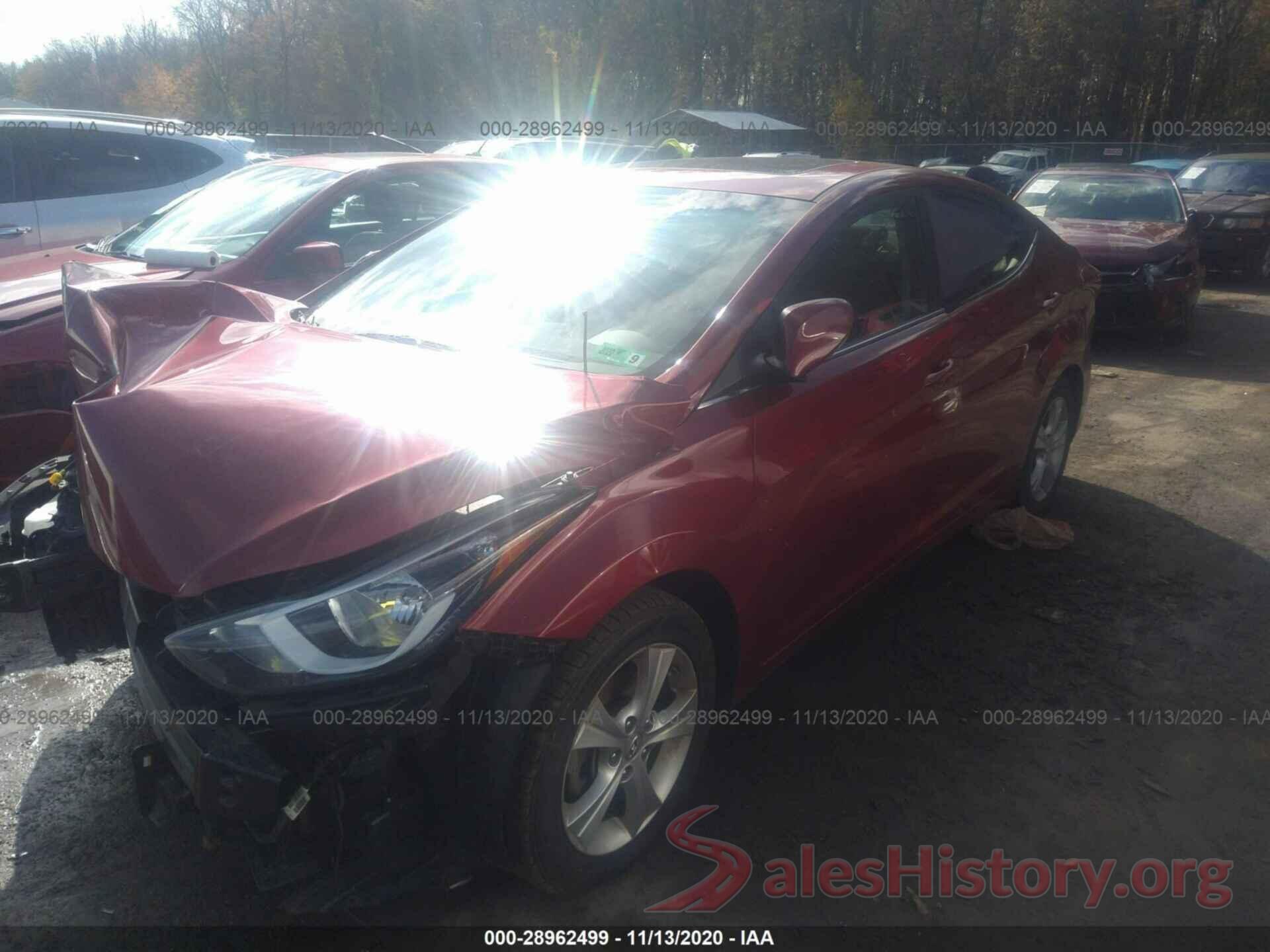 5NPDH4AE7GH725202 2016 HYUNDAI ELANTRA