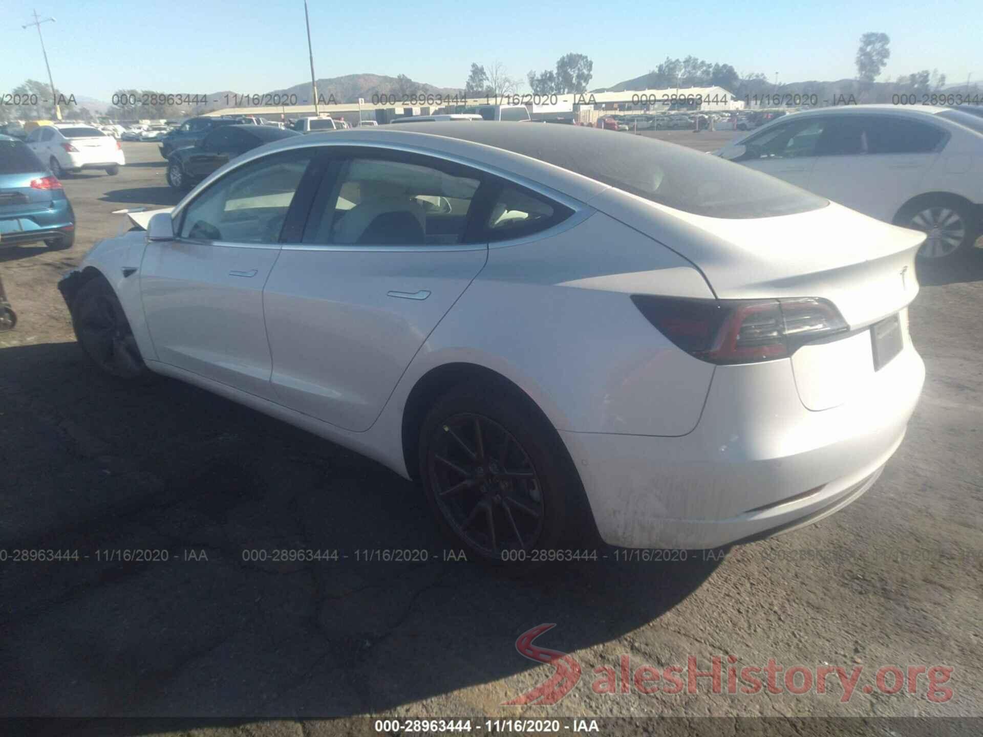 5YJ3E1EB6LF651606 2020 TESLA MODEL 3