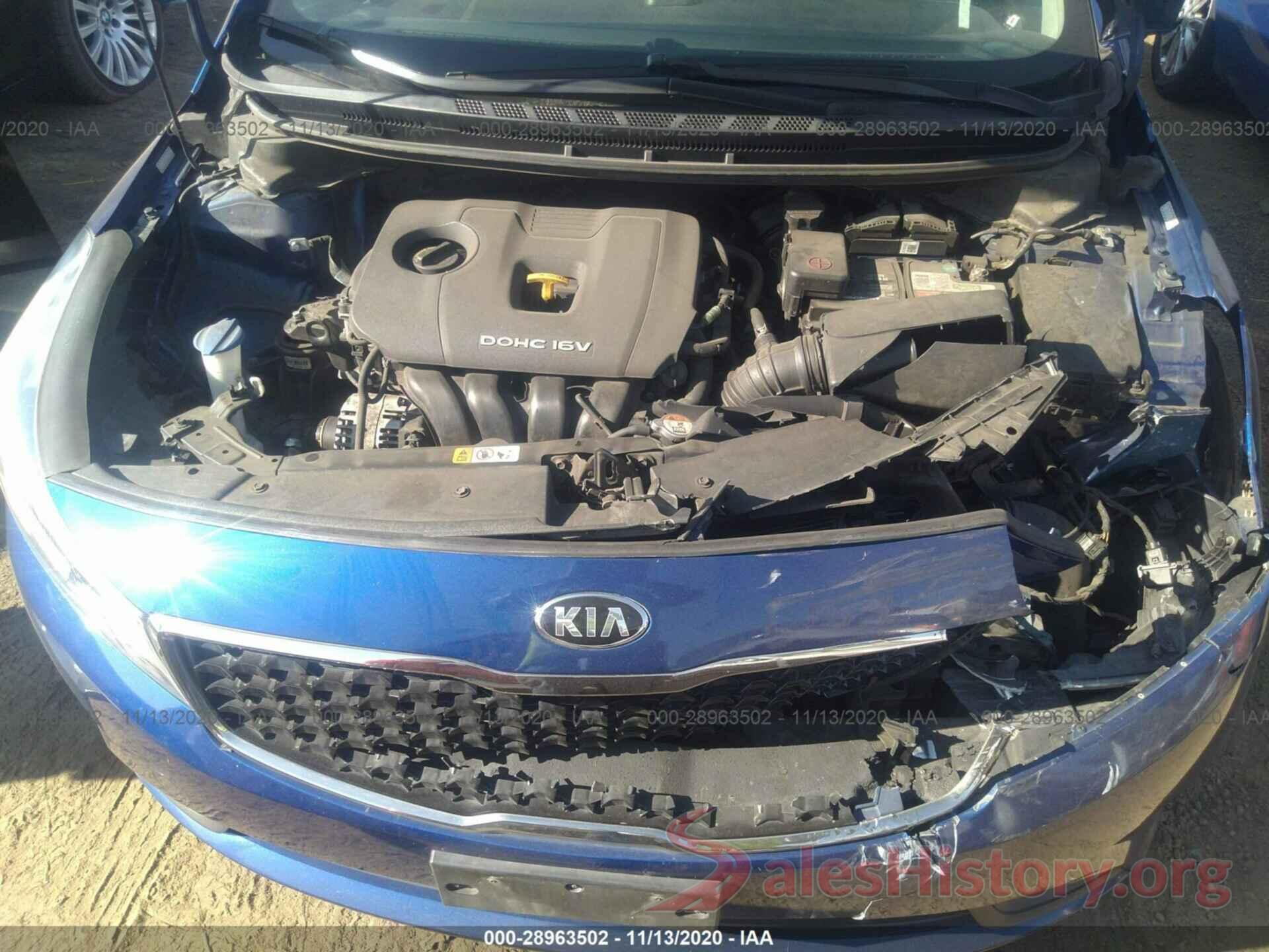 3KPFK4A77HE067494 2017 KIA FORTE