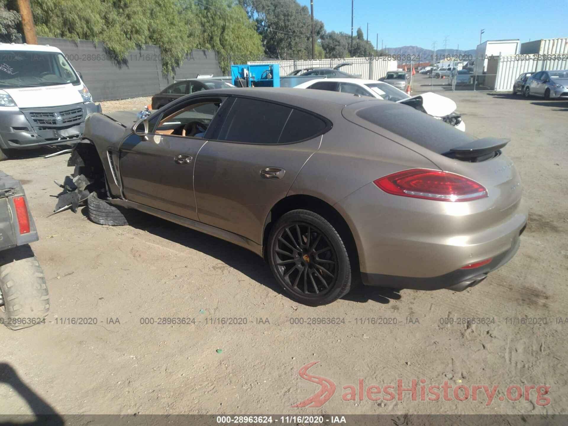 WP0AB2A71GL050422 2016 PORSCHE PANAMERA