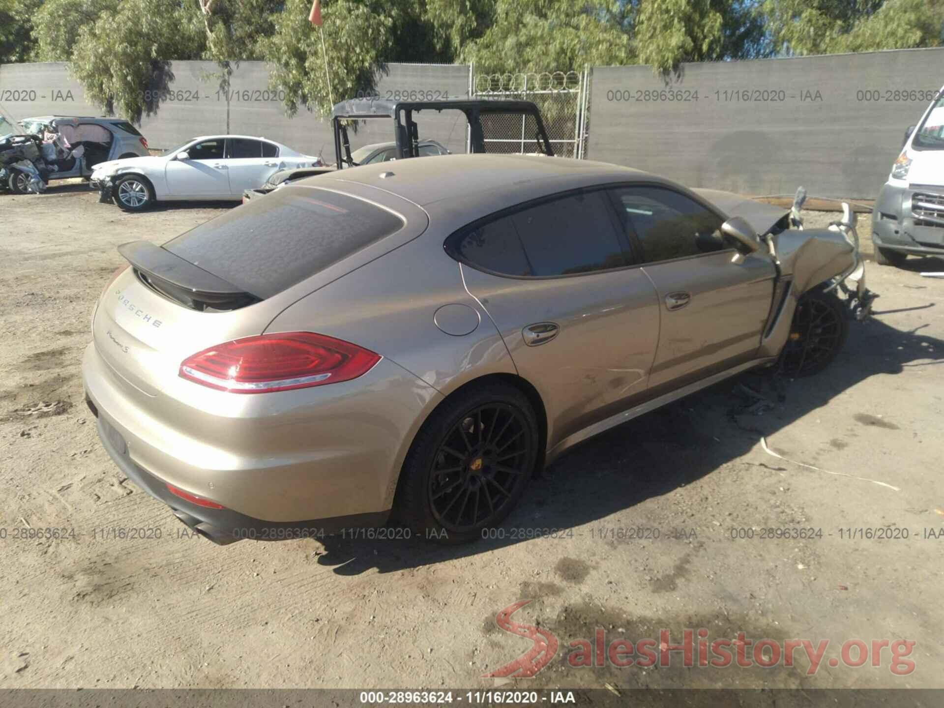 WP0AB2A71GL050422 2016 PORSCHE PANAMERA