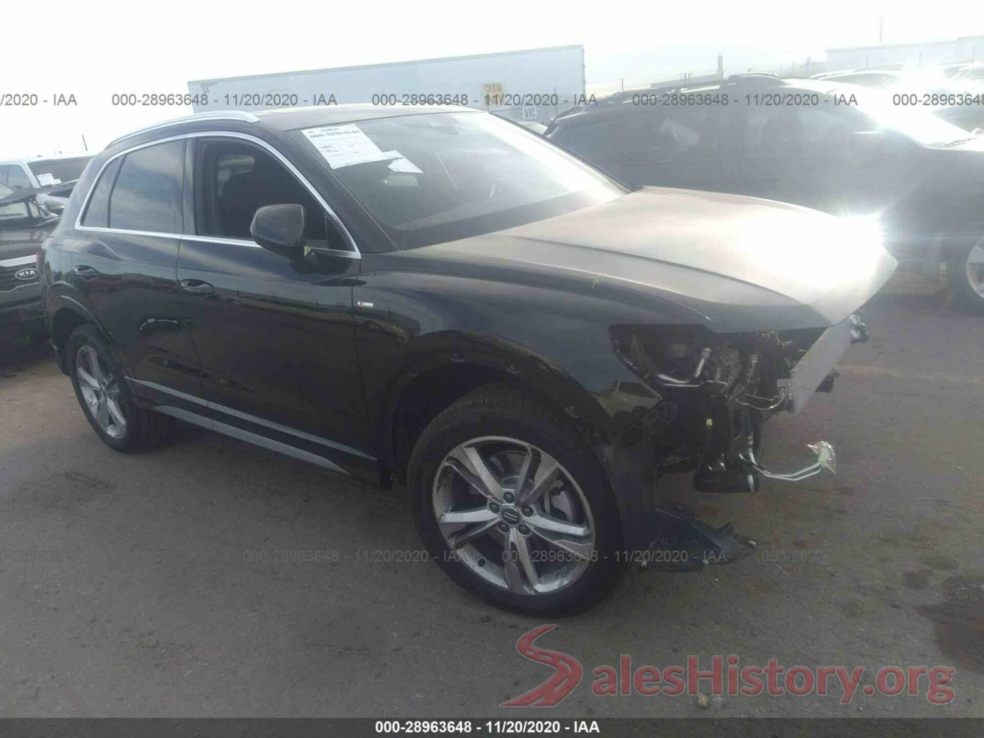 WA1EECF30L1116916 2020 AUDI Q3