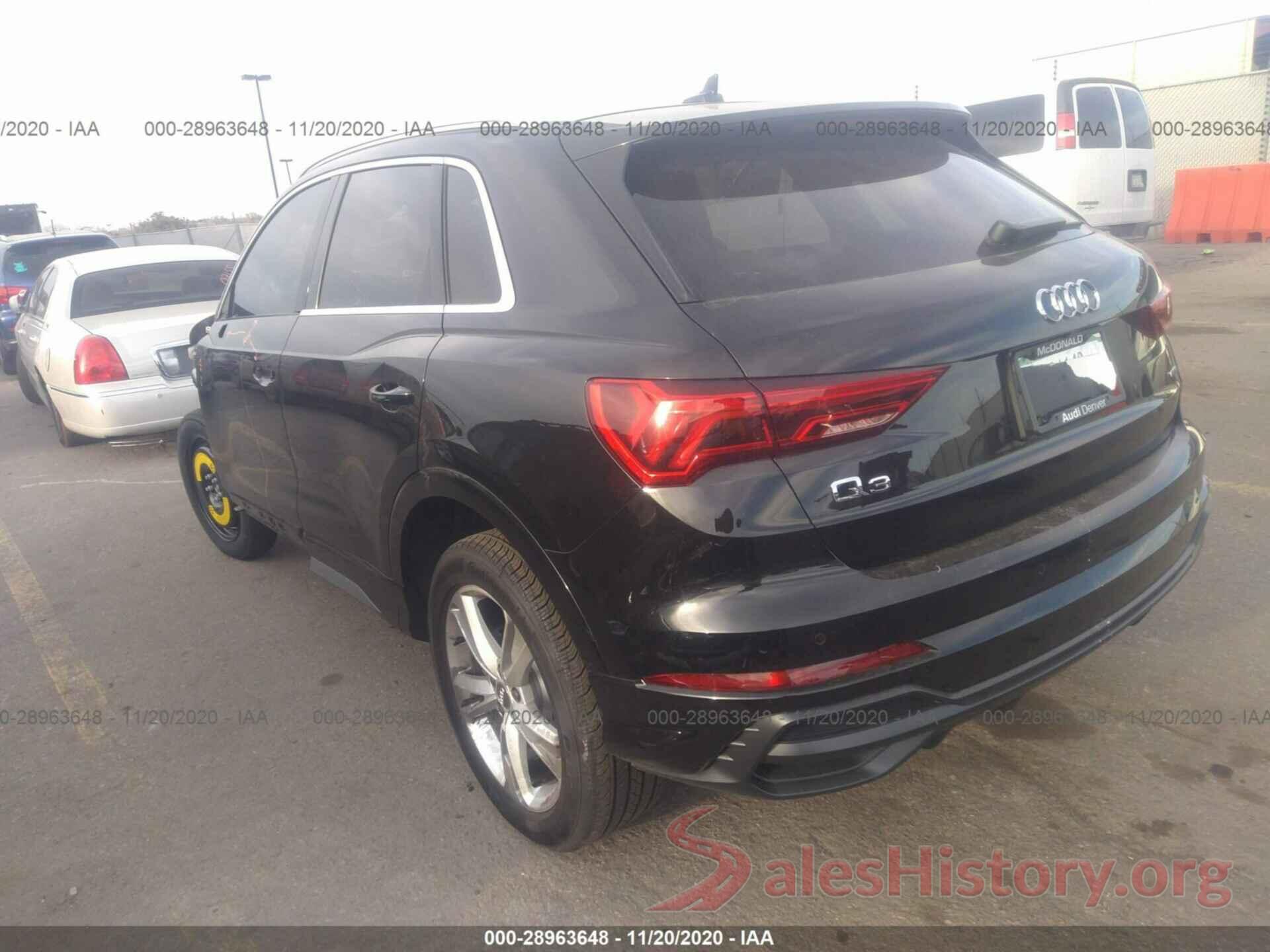 WA1EECF30L1116916 2020 AUDI Q3