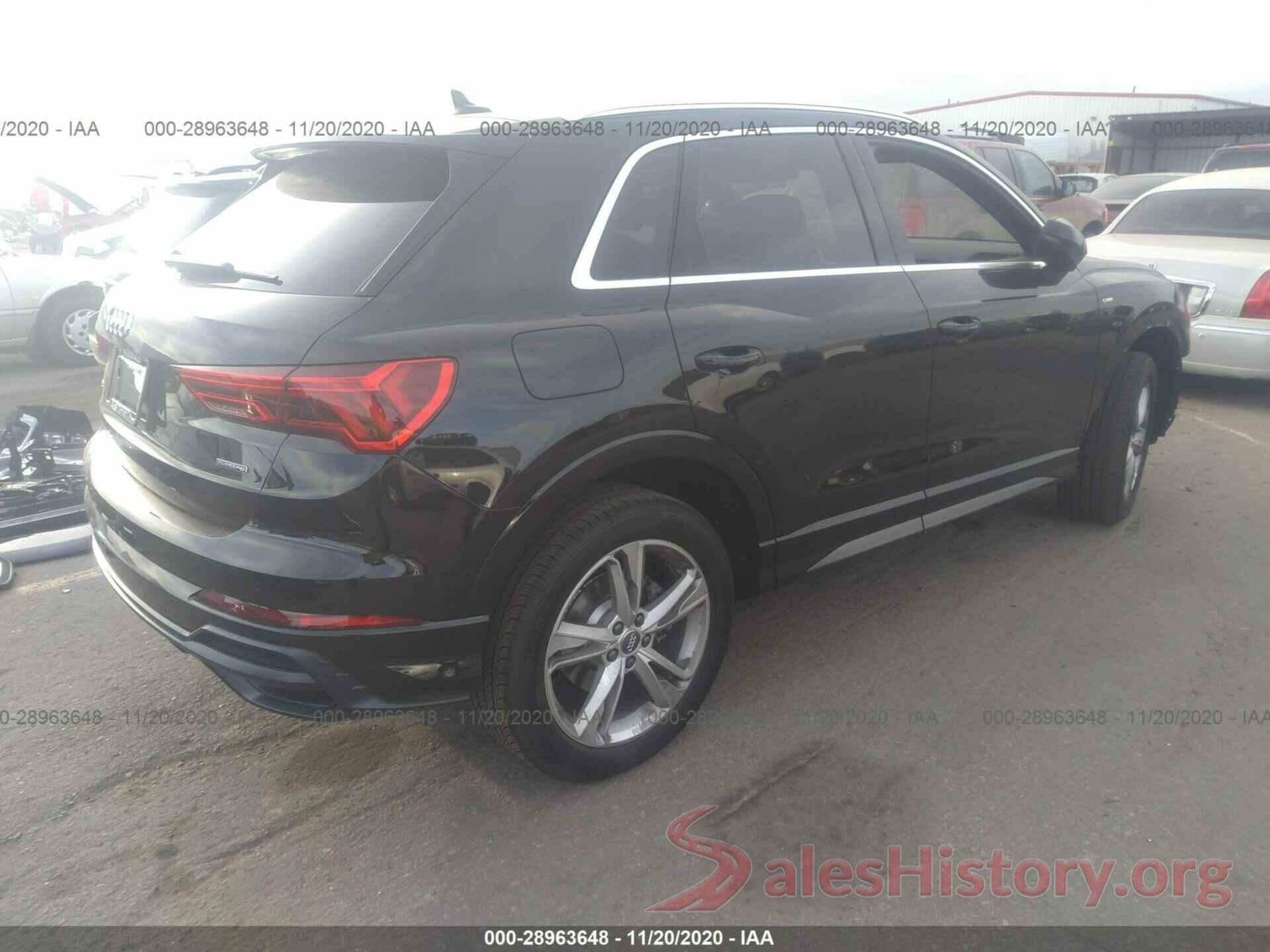 WA1EECF30L1116916 2020 AUDI Q3