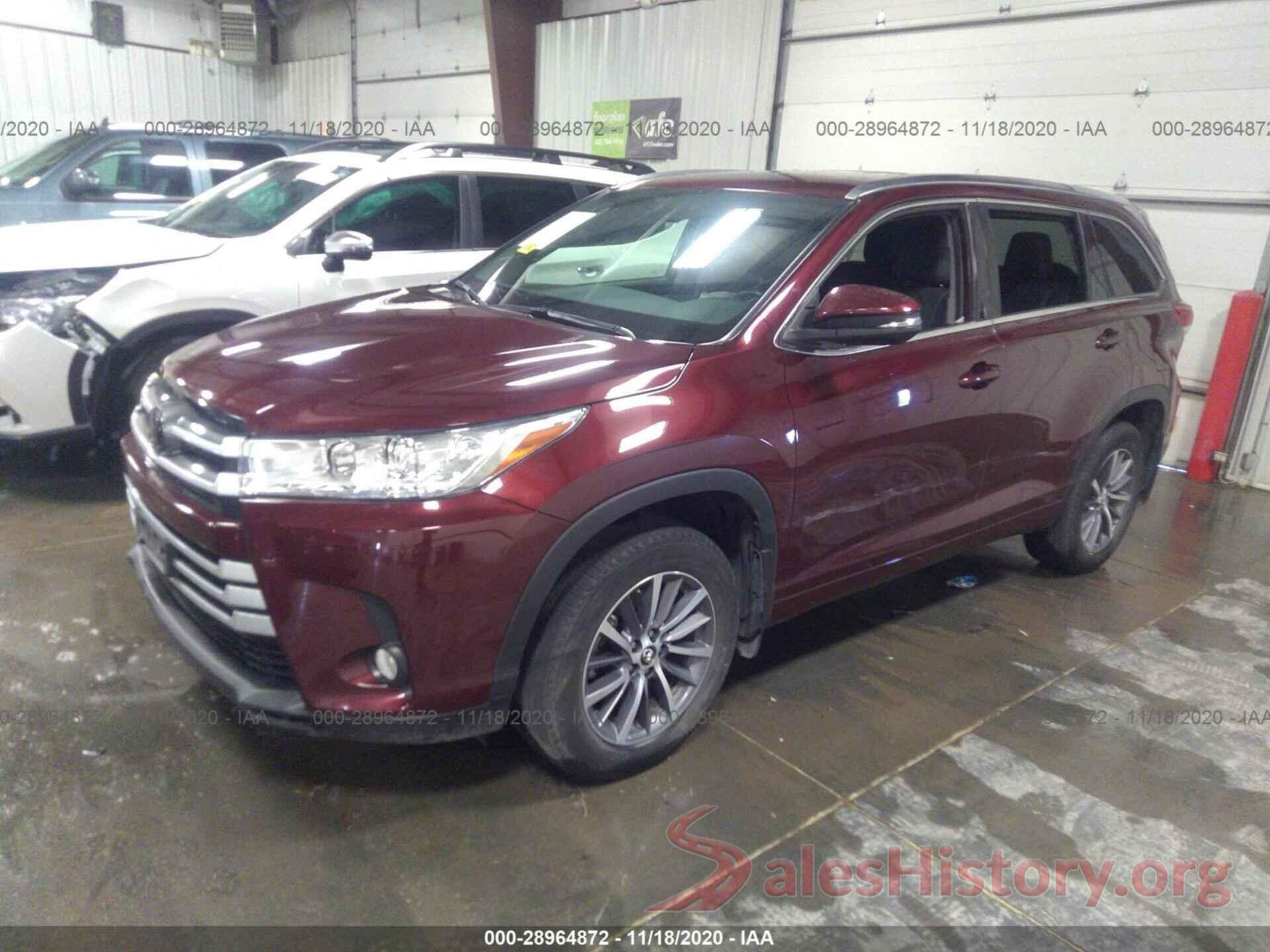 5TDJZRFH8JS870895 2018 TOYOTA HIGHLANDER