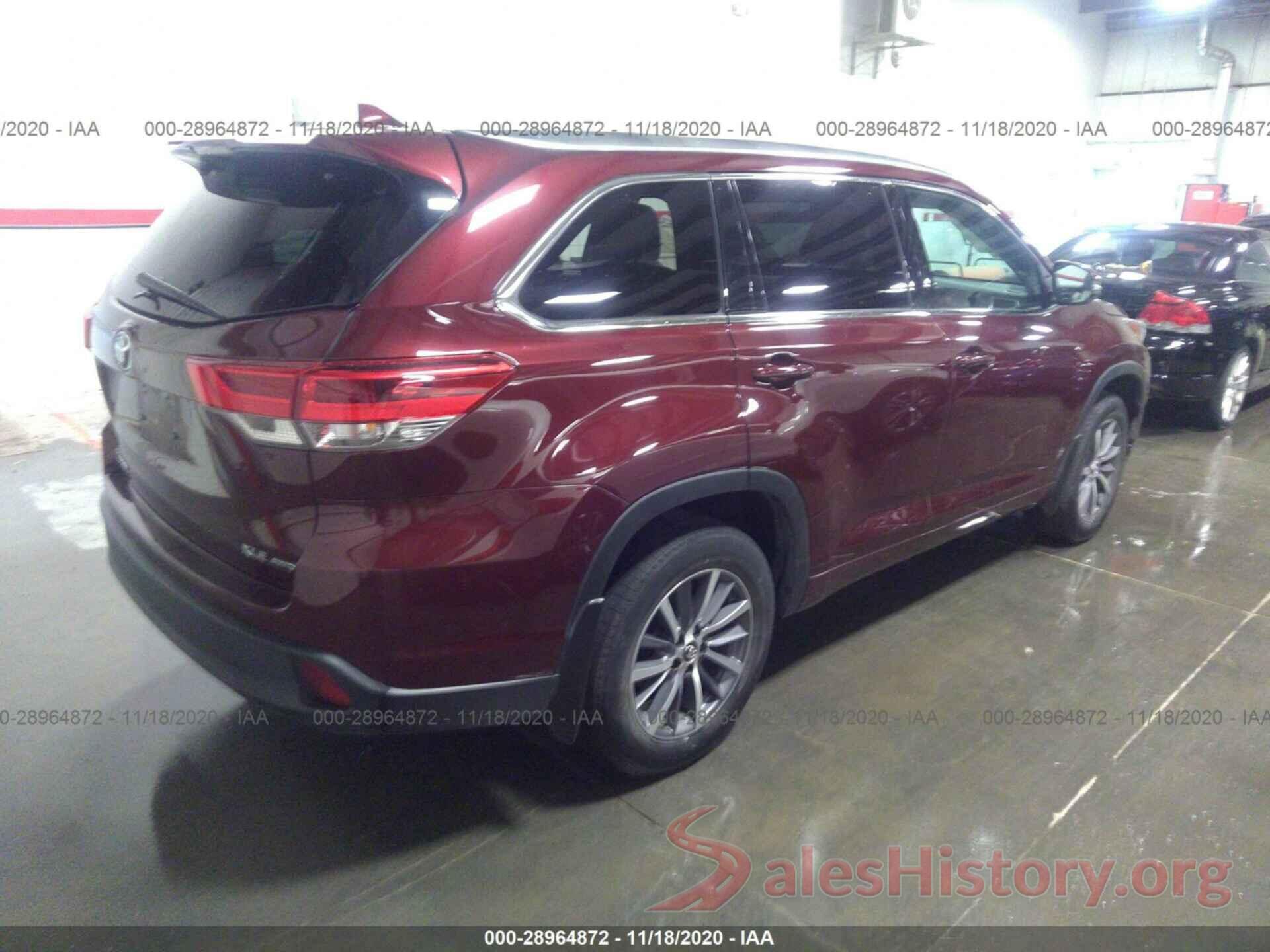 5TDJZRFH8JS870895 2018 TOYOTA HIGHLANDER