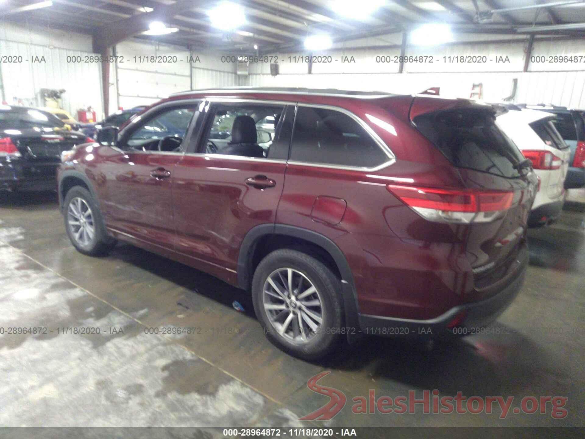 5TDJZRFH8JS870895 2018 TOYOTA HIGHLANDER