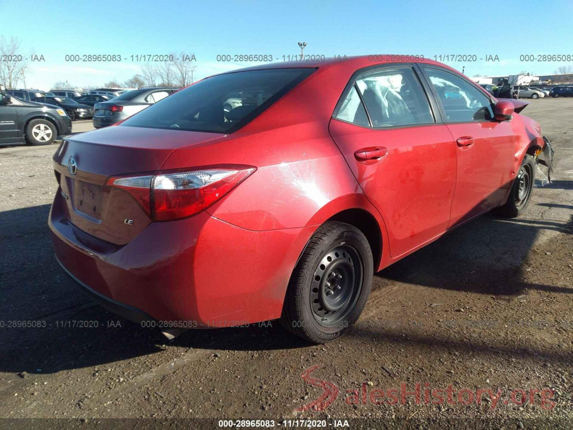 2T1BURHE7GC736726 2016 TOYOTA COROLLA