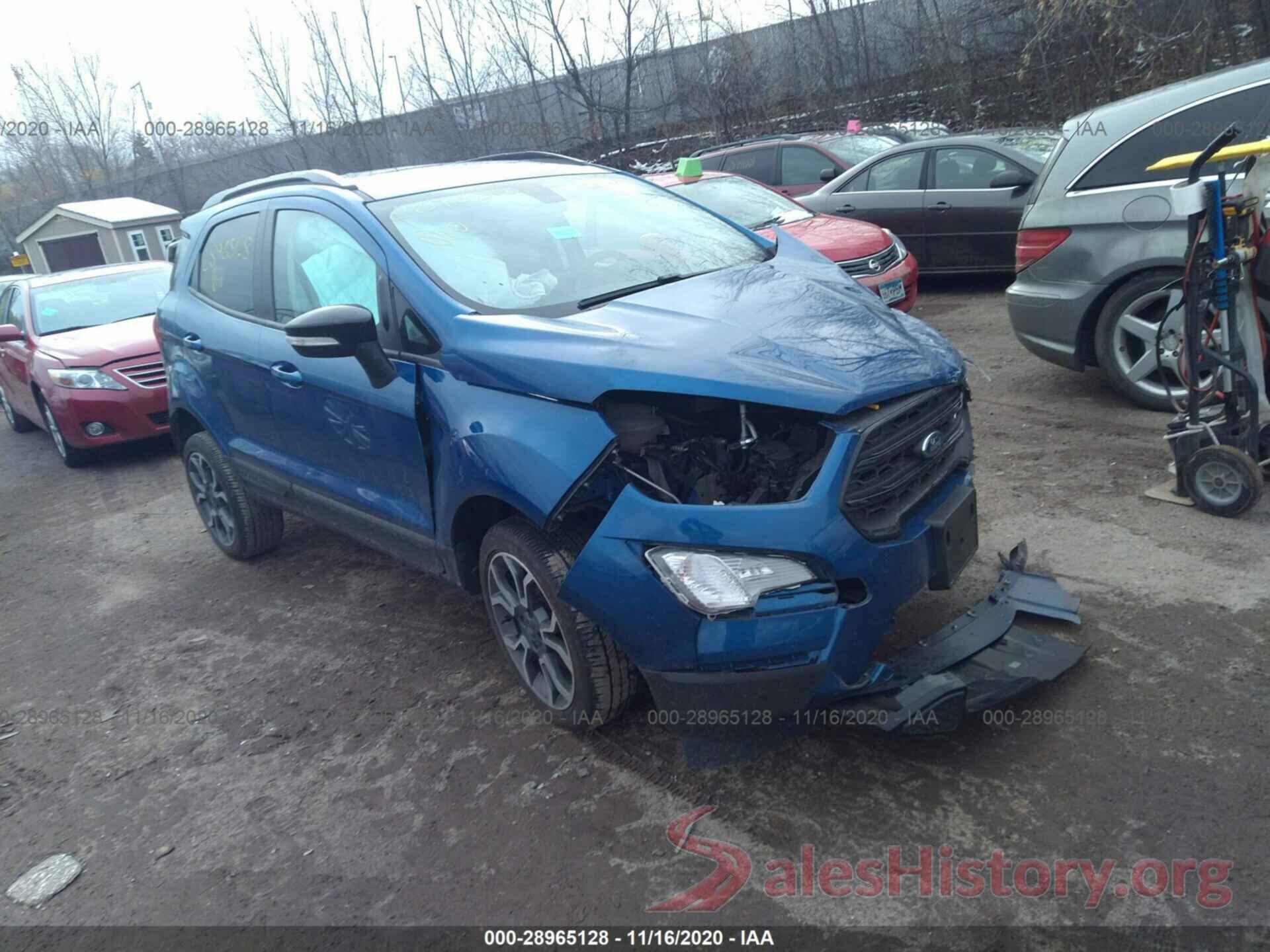 MAJ6S3JL6KC296065 2019 FORD ECOSPORT