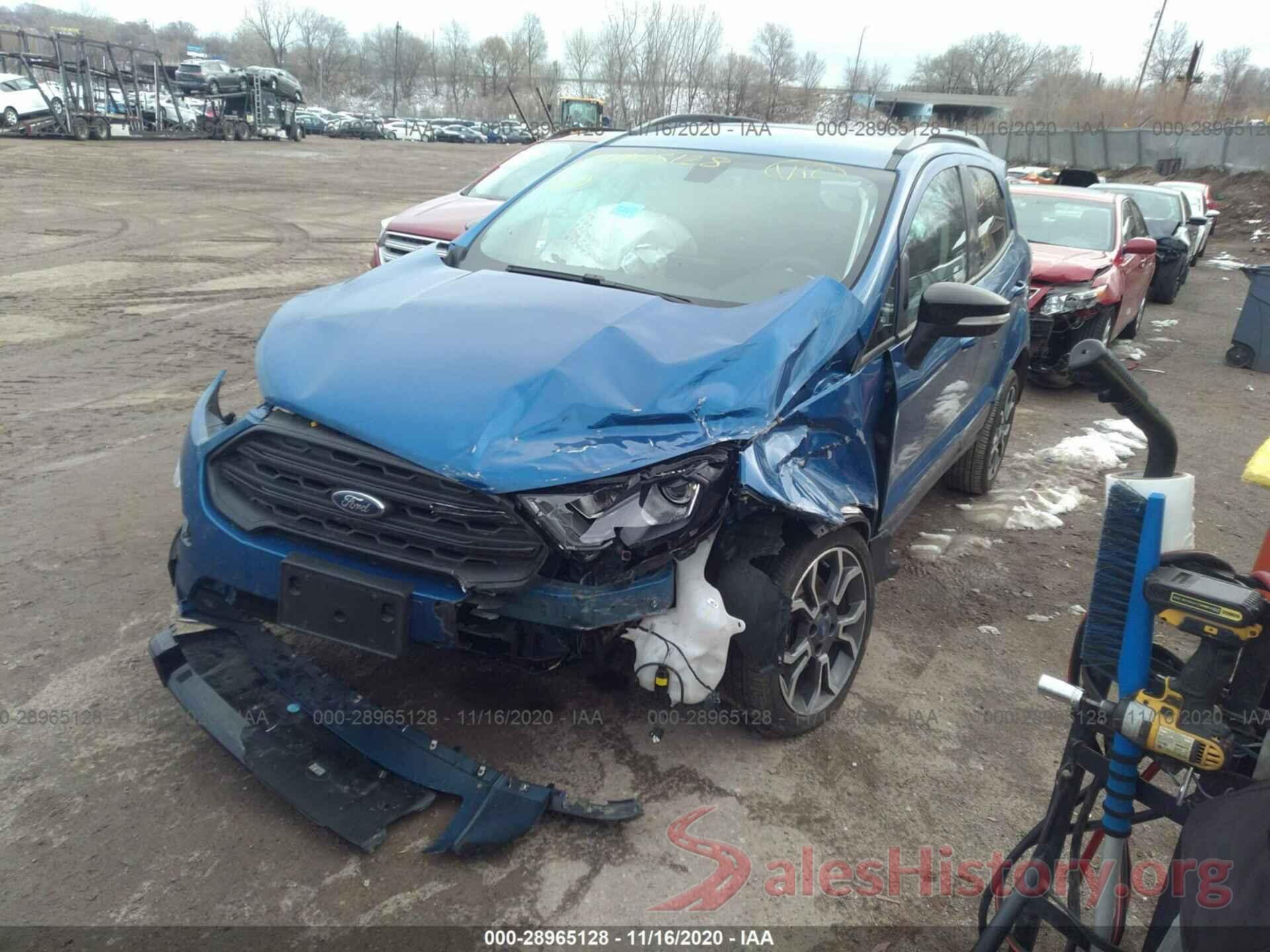 MAJ6S3JL6KC296065 2019 FORD ECOSPORT