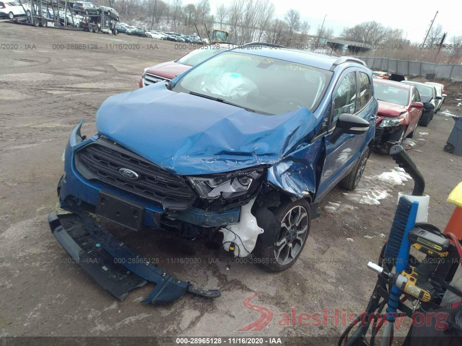 MAJ6S3JL6KC296065 2019 FORD ECOSPORT