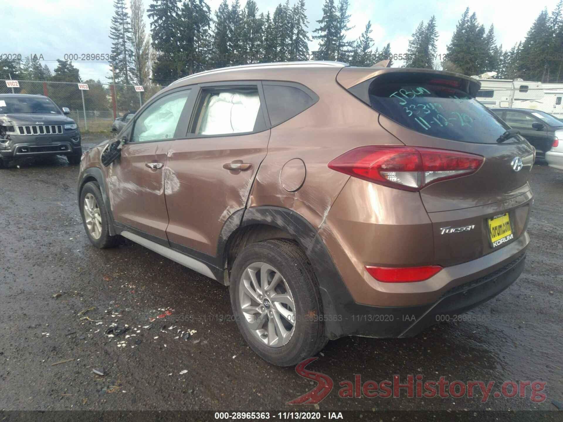 KM8J3CA46HU420604 2017 HYUNDAI TUCSON